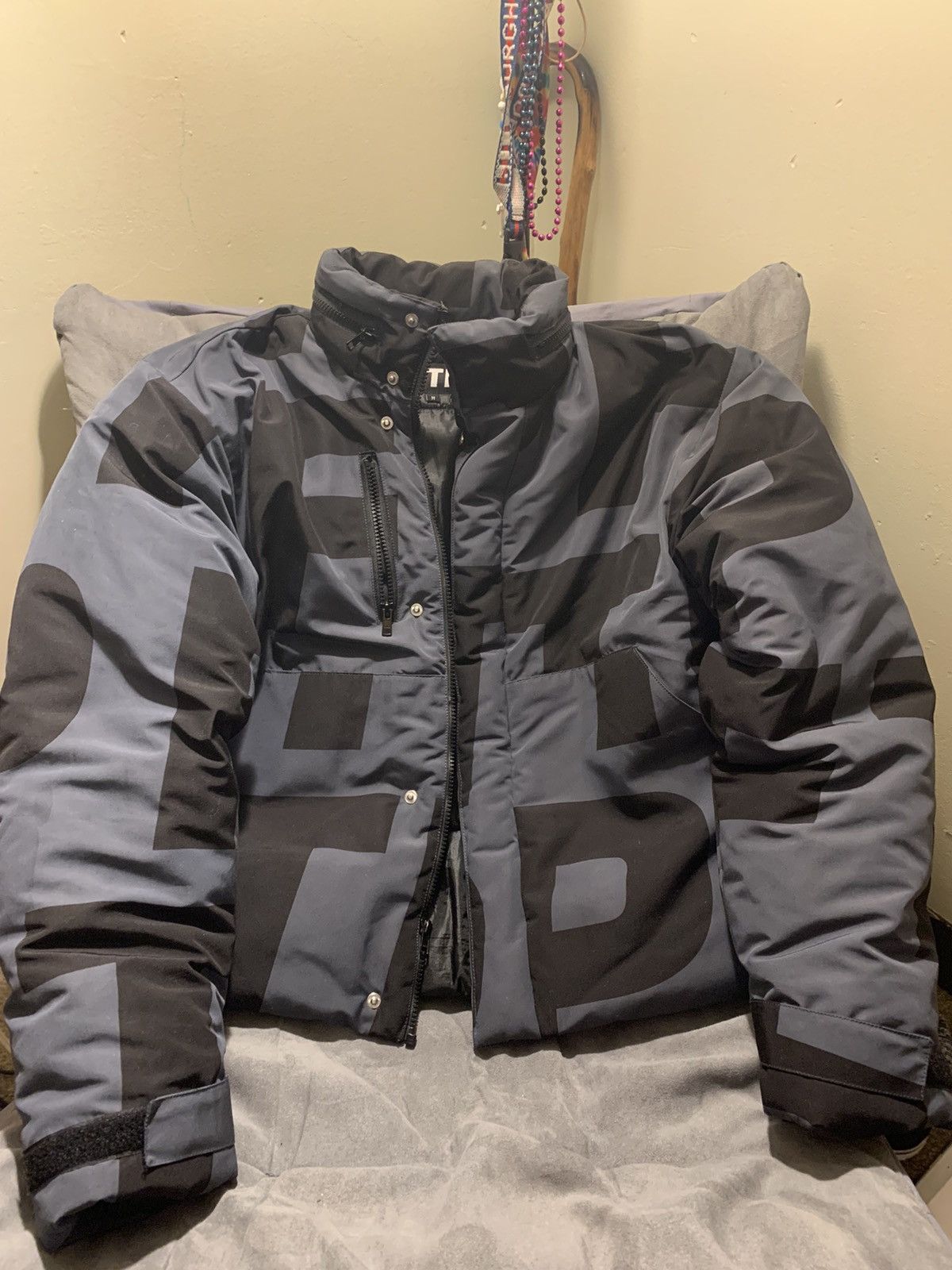 FTP Jumbo Puffer Jacket Grey