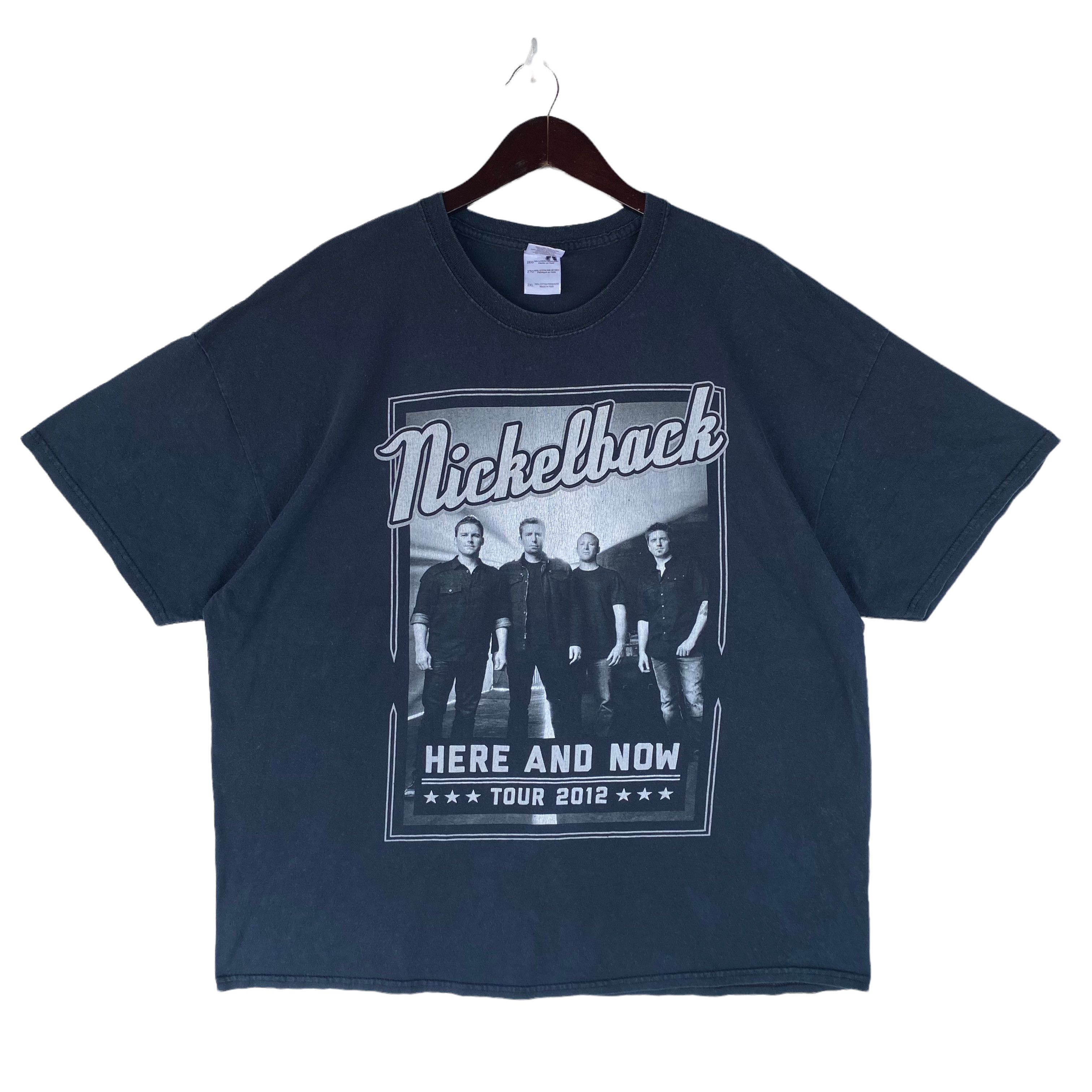 Tour Tee NICKELBACK hard rock band here and now tour 2012 shirt Size US XXL / EU 58 / 5 - 1 Preview