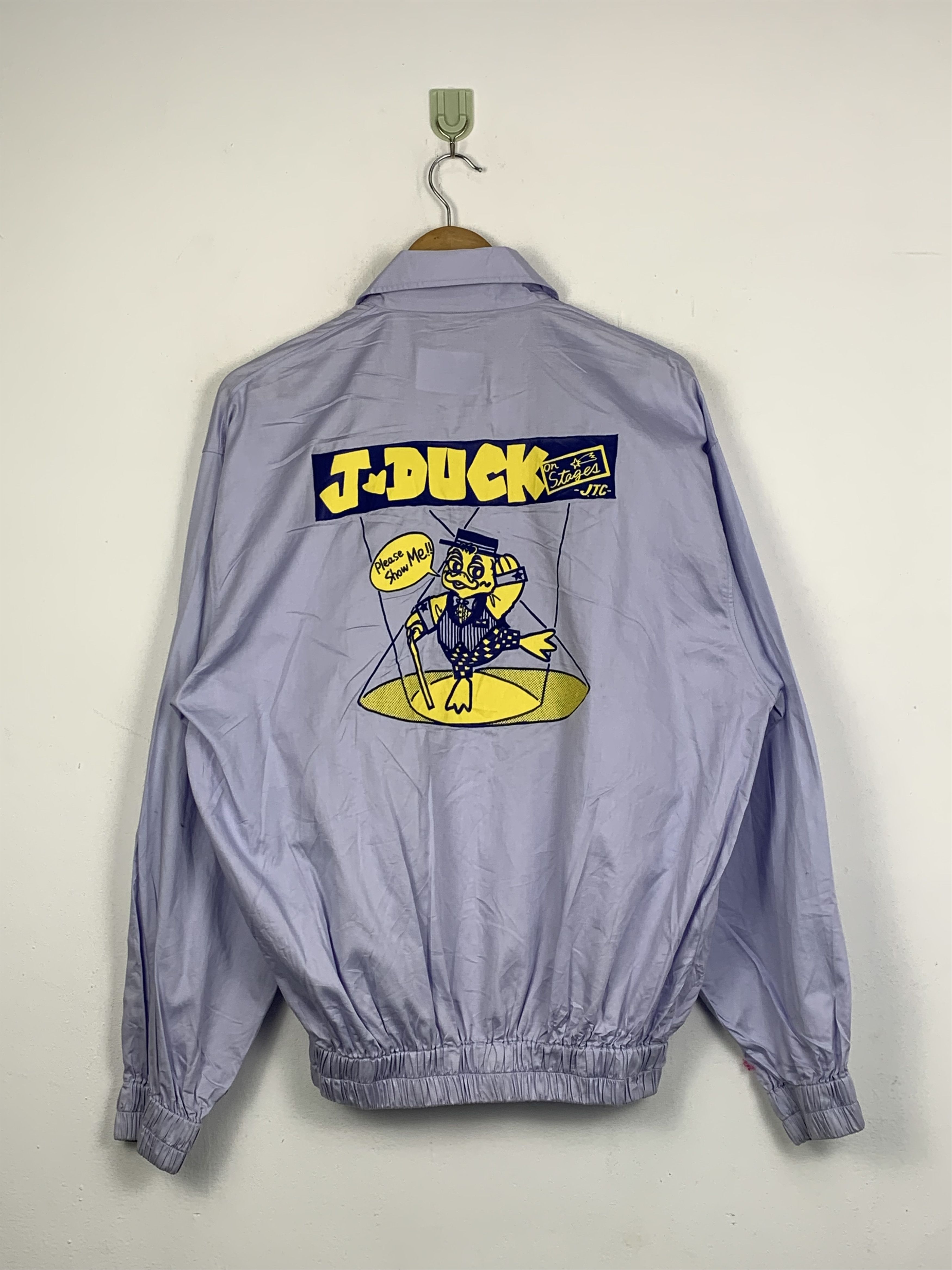 Vintage Vintage 90s J-Duck Bomber Jacket Windbreaker J1476 Size US L / EU 52-54 / 3 - 1 Thumbnail