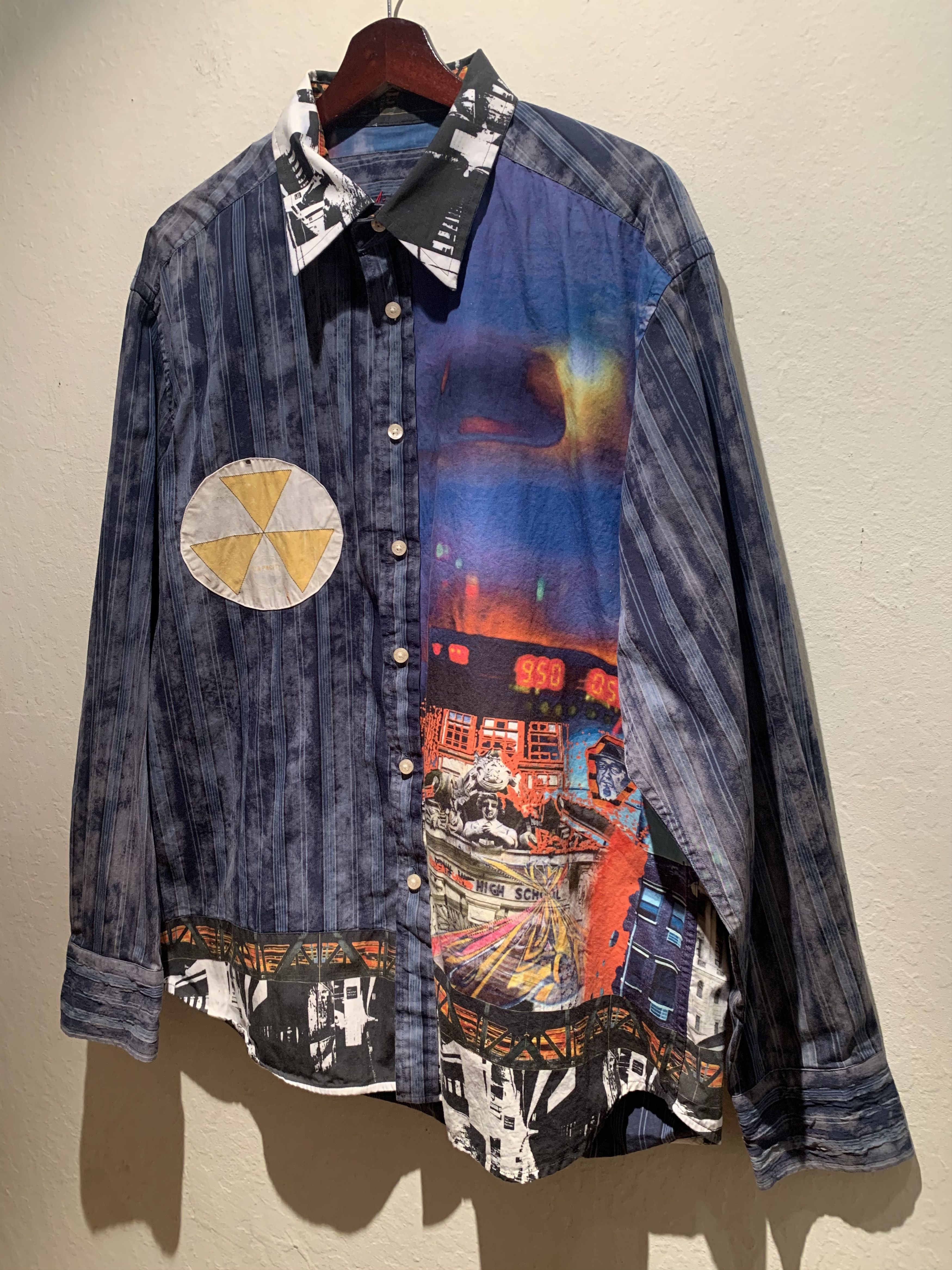 Robert Graham *RARE* Vintage Robert Graham Cut & Sew Photo Appliqué Shirt Size US XL / EU 56 / 4 - 1 Thumbnail