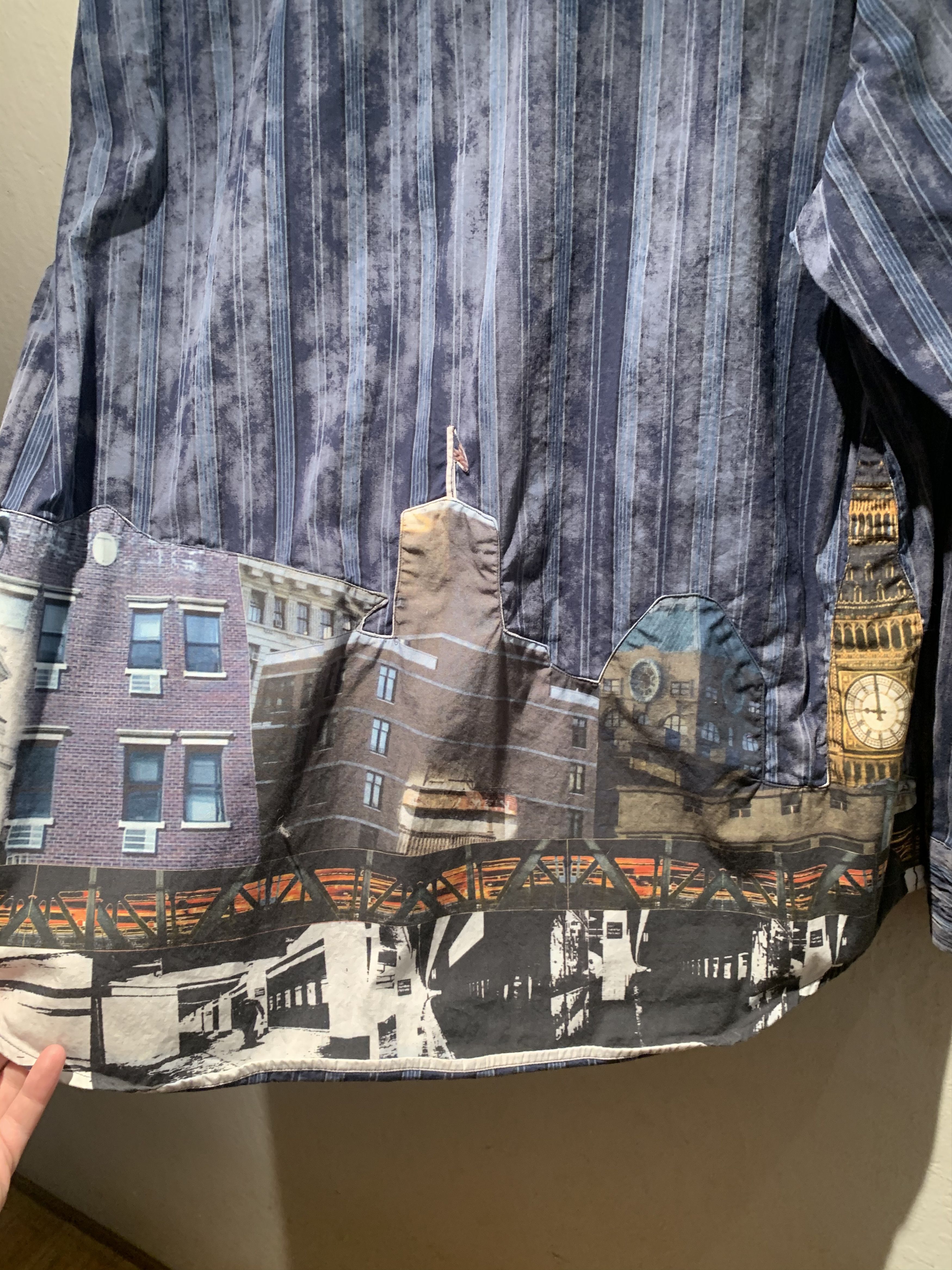 Robert Graham *RARE* Vintage Robert Graham Cut & Sew Photo Appliqué Shirt Size US XL / EU 56 / 4 - 7 Thumbnail
