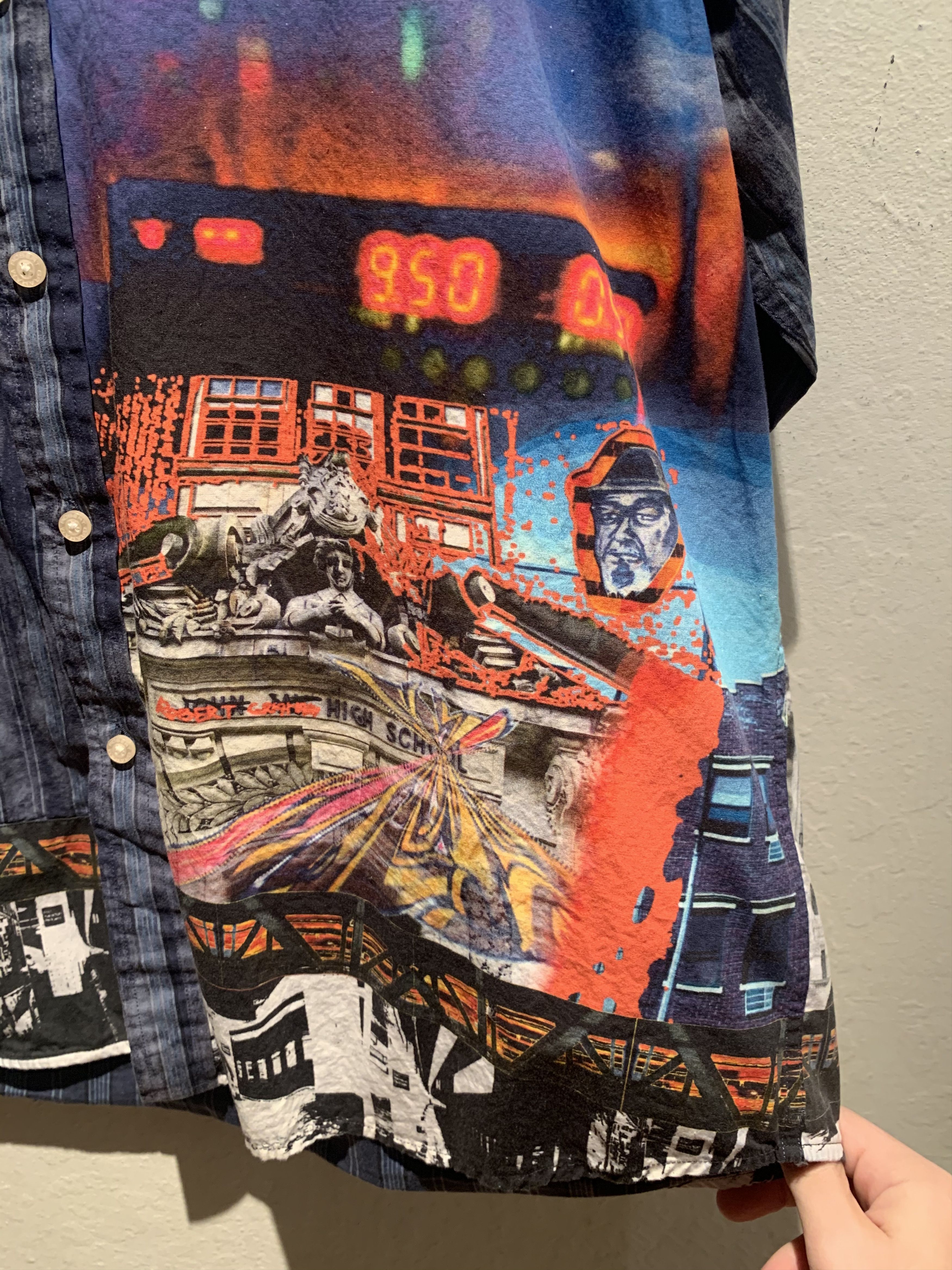 Robert Graham *RARE* Vintage Robert Graham Cut & Sew Photo Appliqué Shirt Size US XL / EU 56 / 4 - 2 Thumbnail