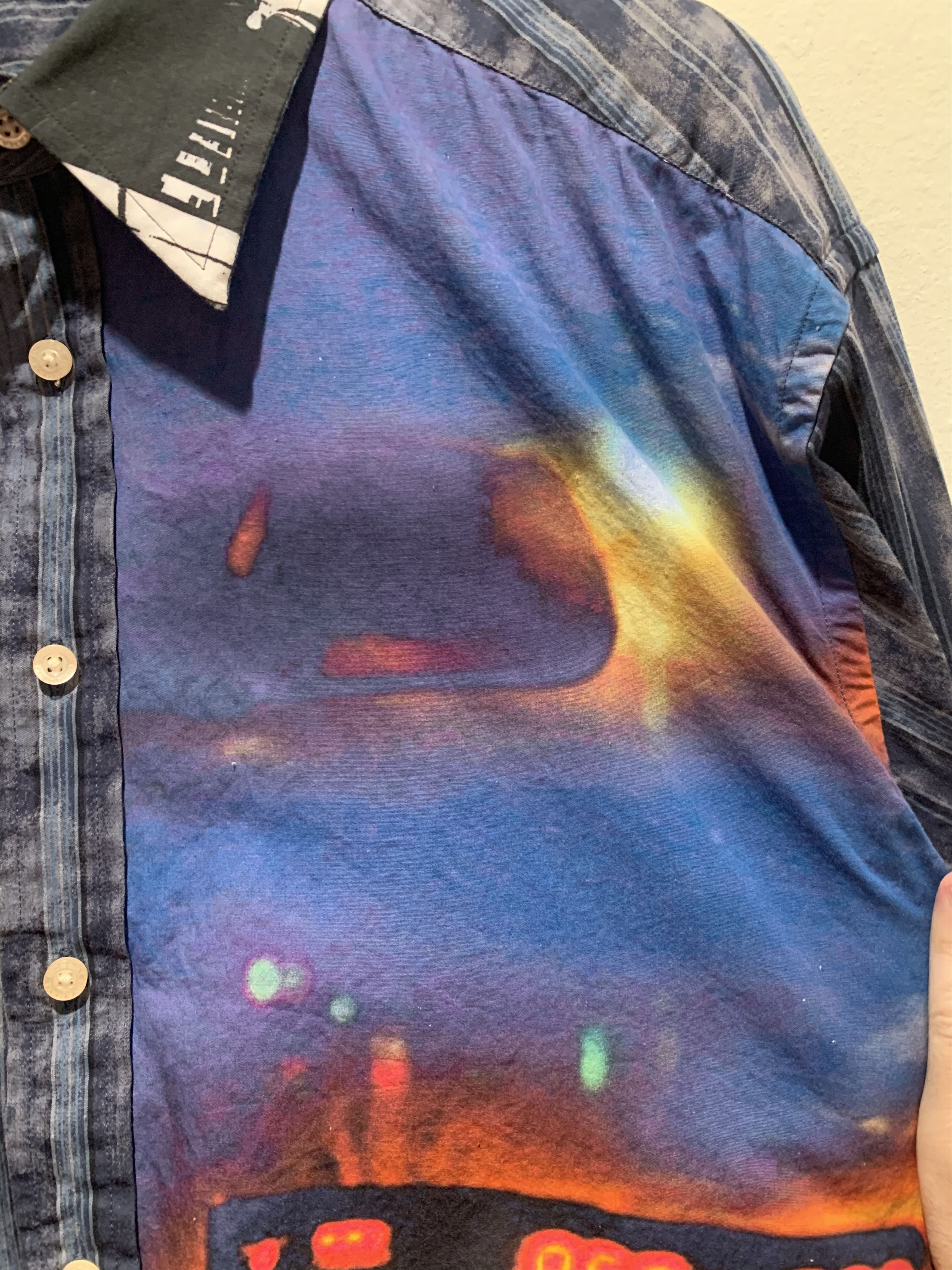 Robert Graham *RARE* Vintage Robert Graham Cut & Sew Photo Appliqué Shirt Size US XL / EU 56 / 4 - 4 Thumbnail