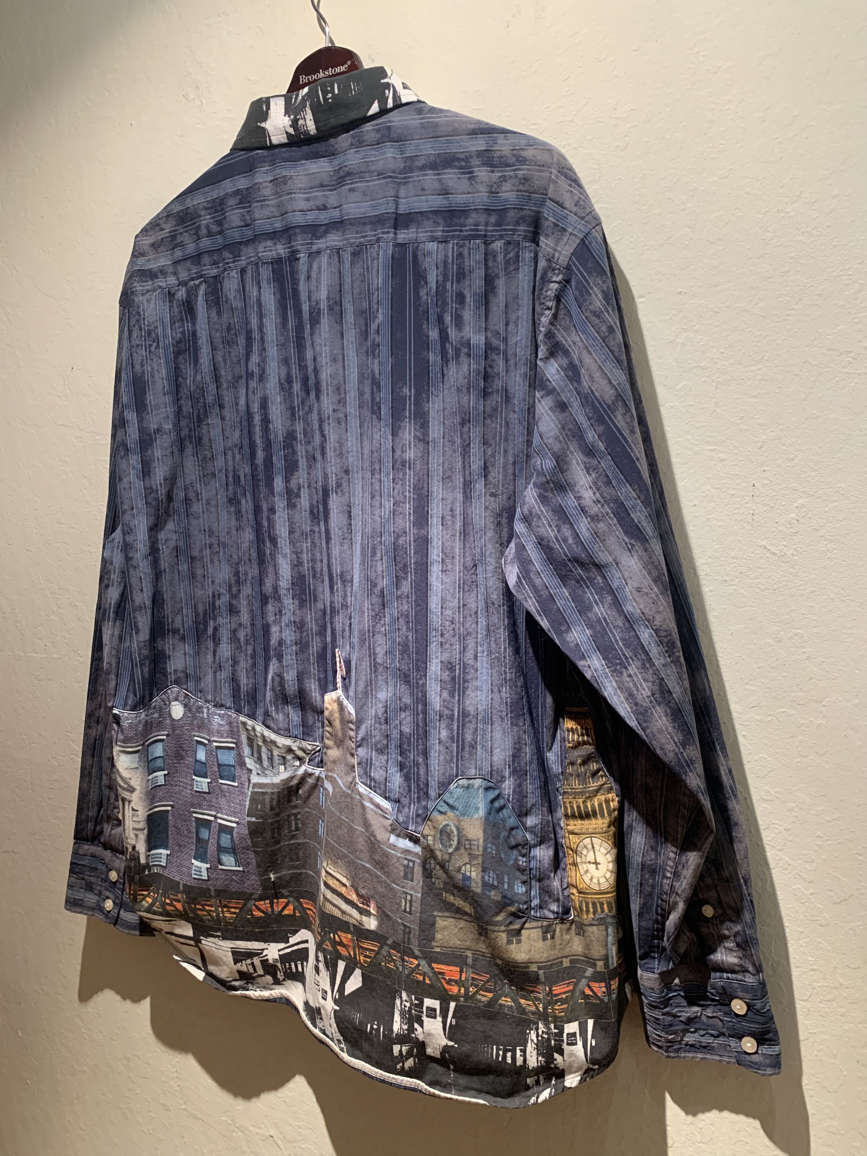 Robert Graham *RARE* Vintage Robert Graham Cut & Sew Photo Appliqué Shirt Size US XL / EU 56 / 4 - 6 Thumbnail