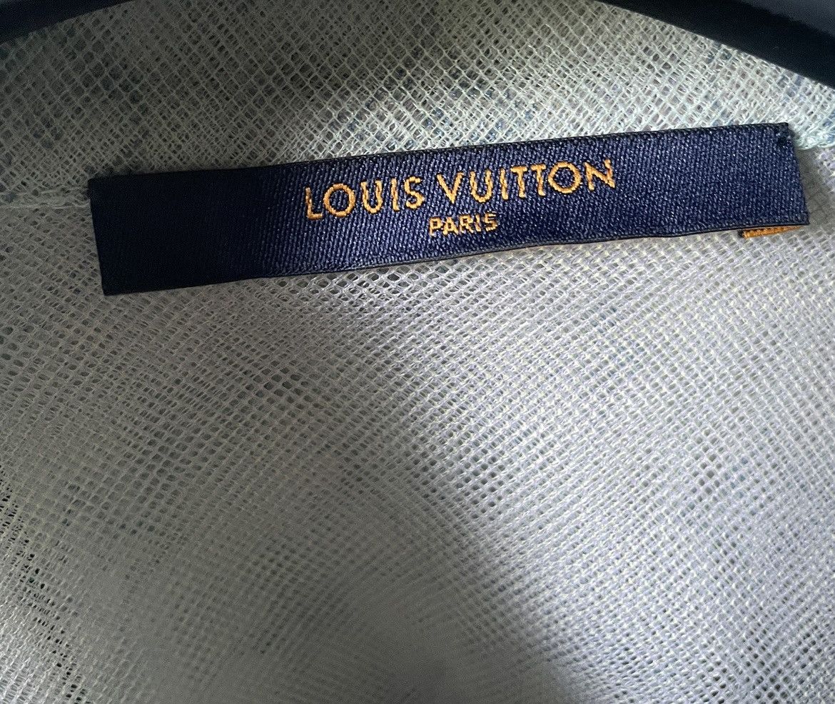 Louis Vuitton Louis Vuitton Multicolor Tulle Denim Monogram Jacket Size US L / EU 52-54 / 3 - 5 Thumbnail