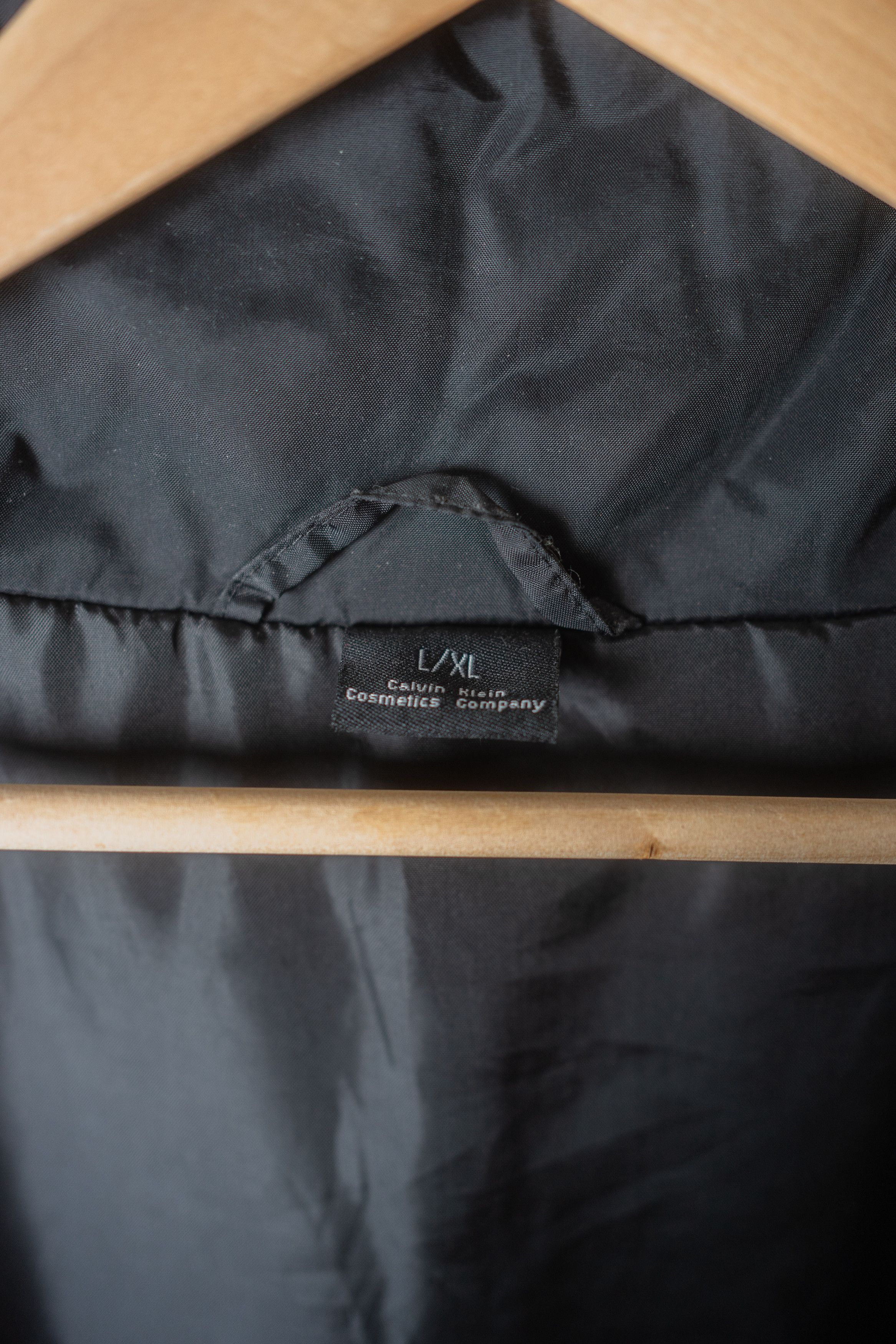 Calvin Klein × Vintage Calvin Klein Black Nylon Vest Size US XL / EU 56 / 4 - 6 Thumbnail