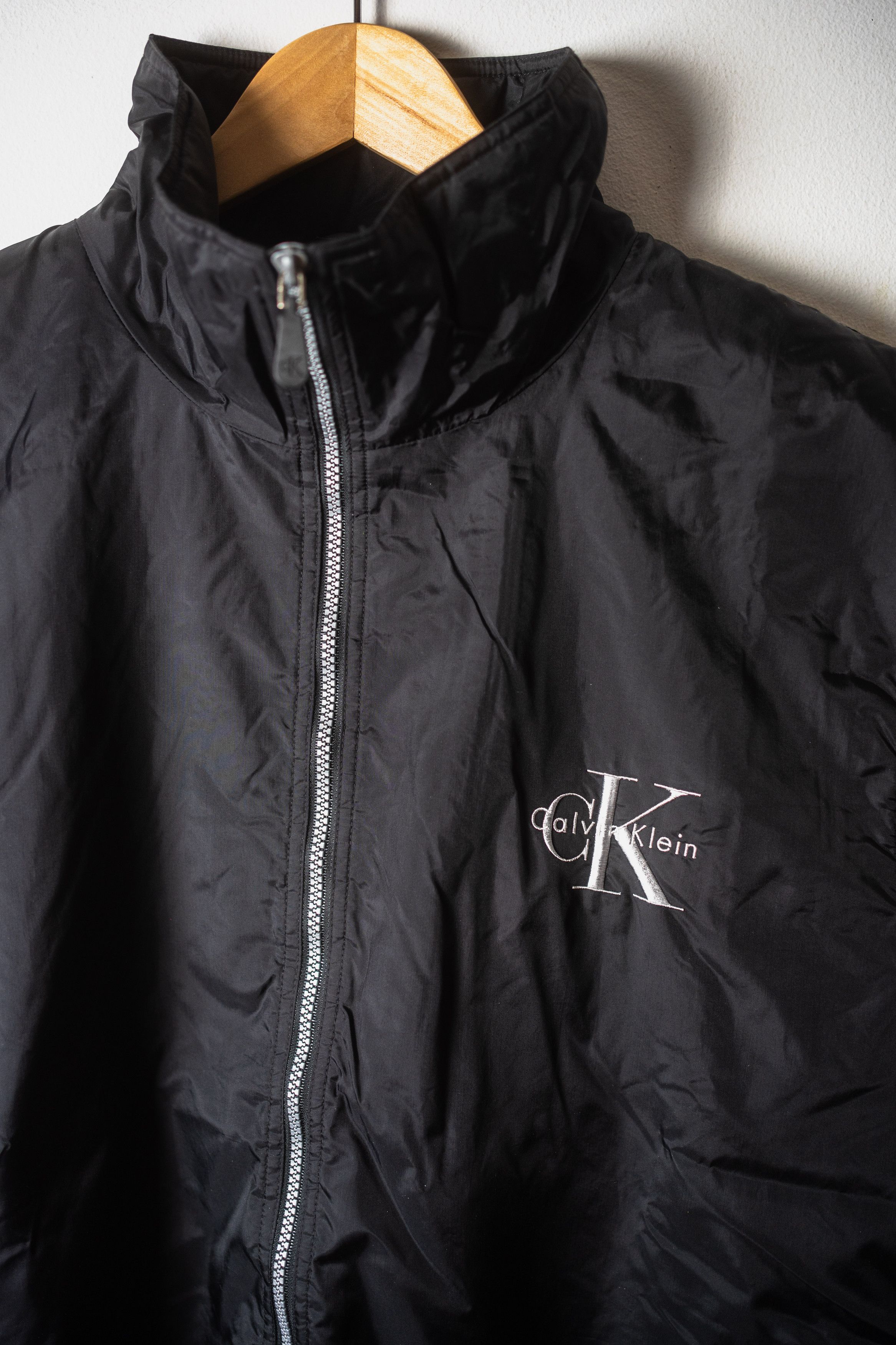 Calvin Klein × Vintage Calvin Klein Black Nylon Vest Size US XL / EU 56 / 4 - 2 Thumbnail
