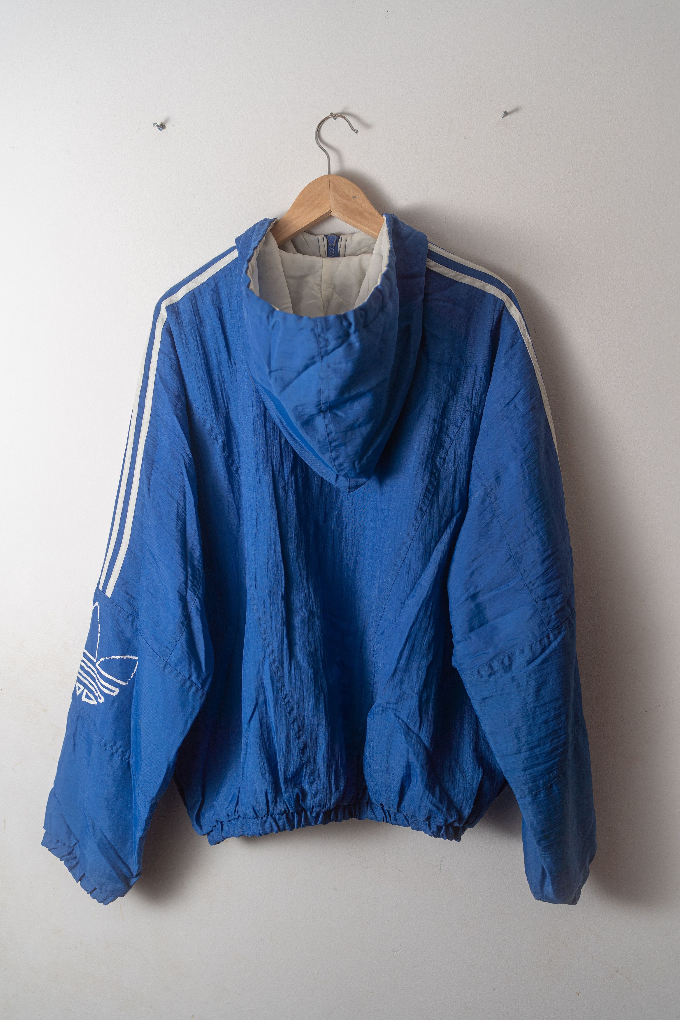 Adidas × Vintage Vintage 80s Adidas Windbreaker Puffer Jacket Size US XL / EU 56 / 4 - 10 Thumbnail