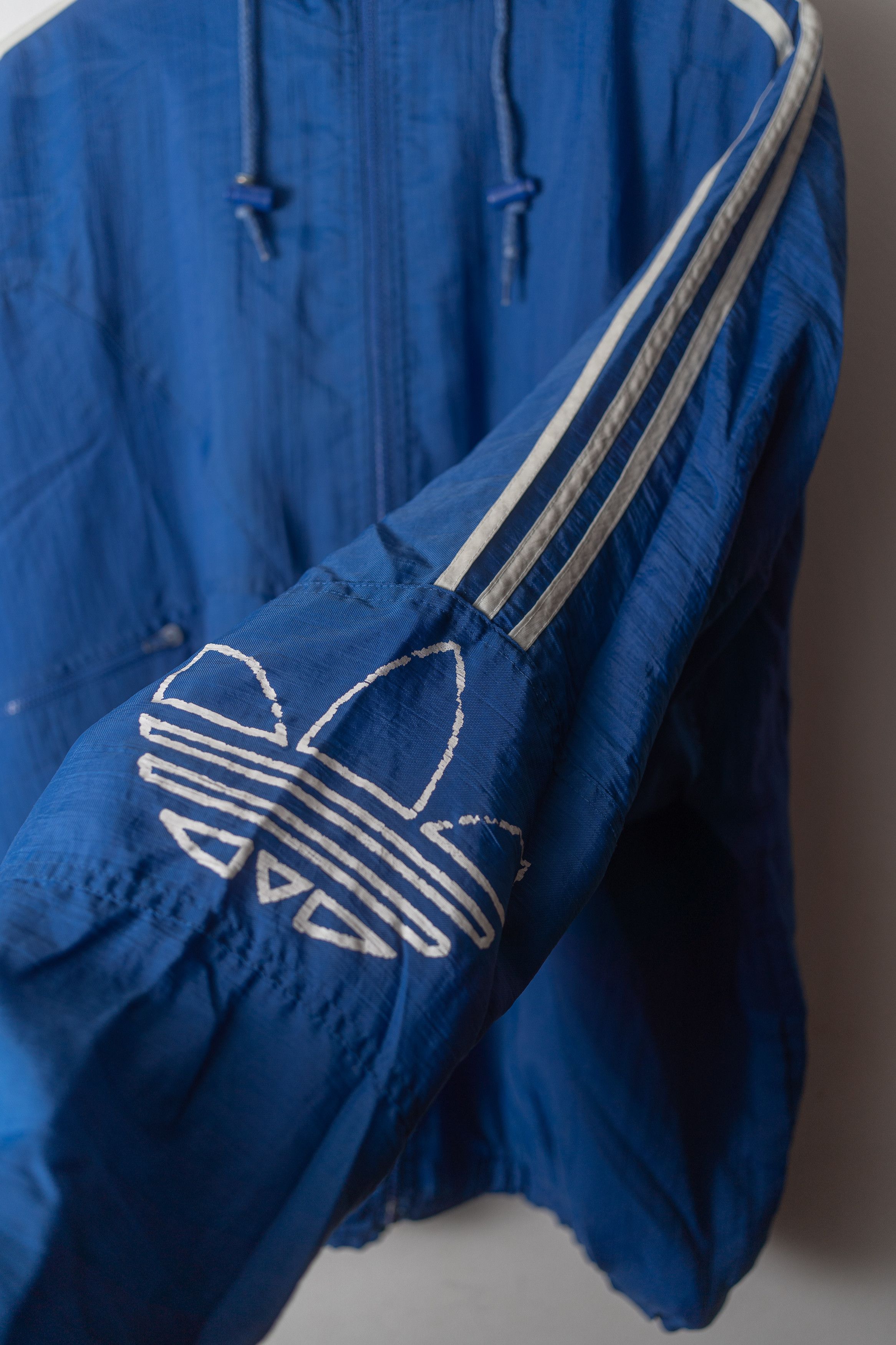 Adidas × Vintage Vintage 80s Adidas Windbreaker Puffer Jacket Size US XL / EU 56 / 4 - 3 Thumbnail