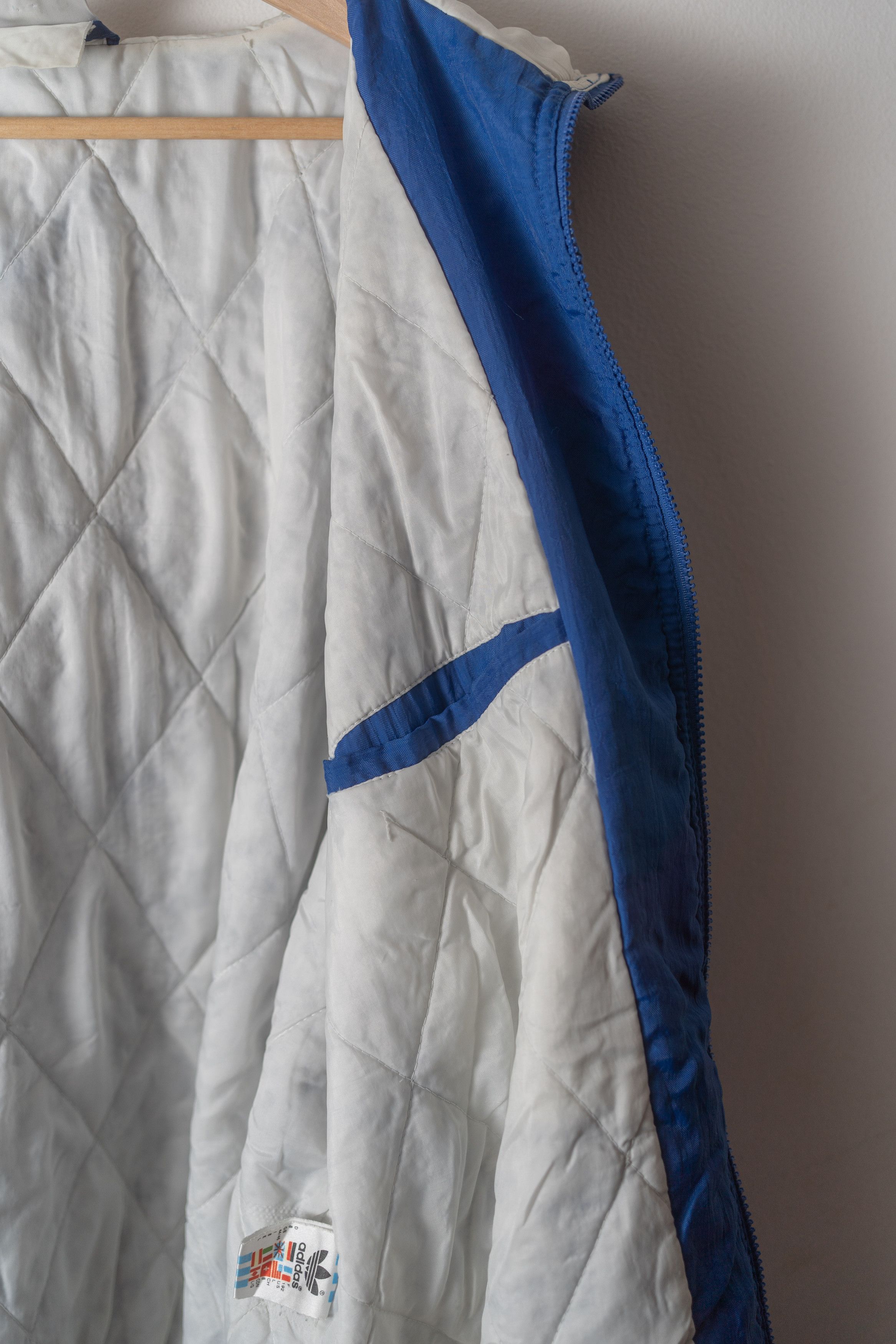 Adidas × Vintage Vintage 80s Adidas Windbreaker Puffer Jacket Size US XL / EU 56 / 4 - 7 Thumbnail