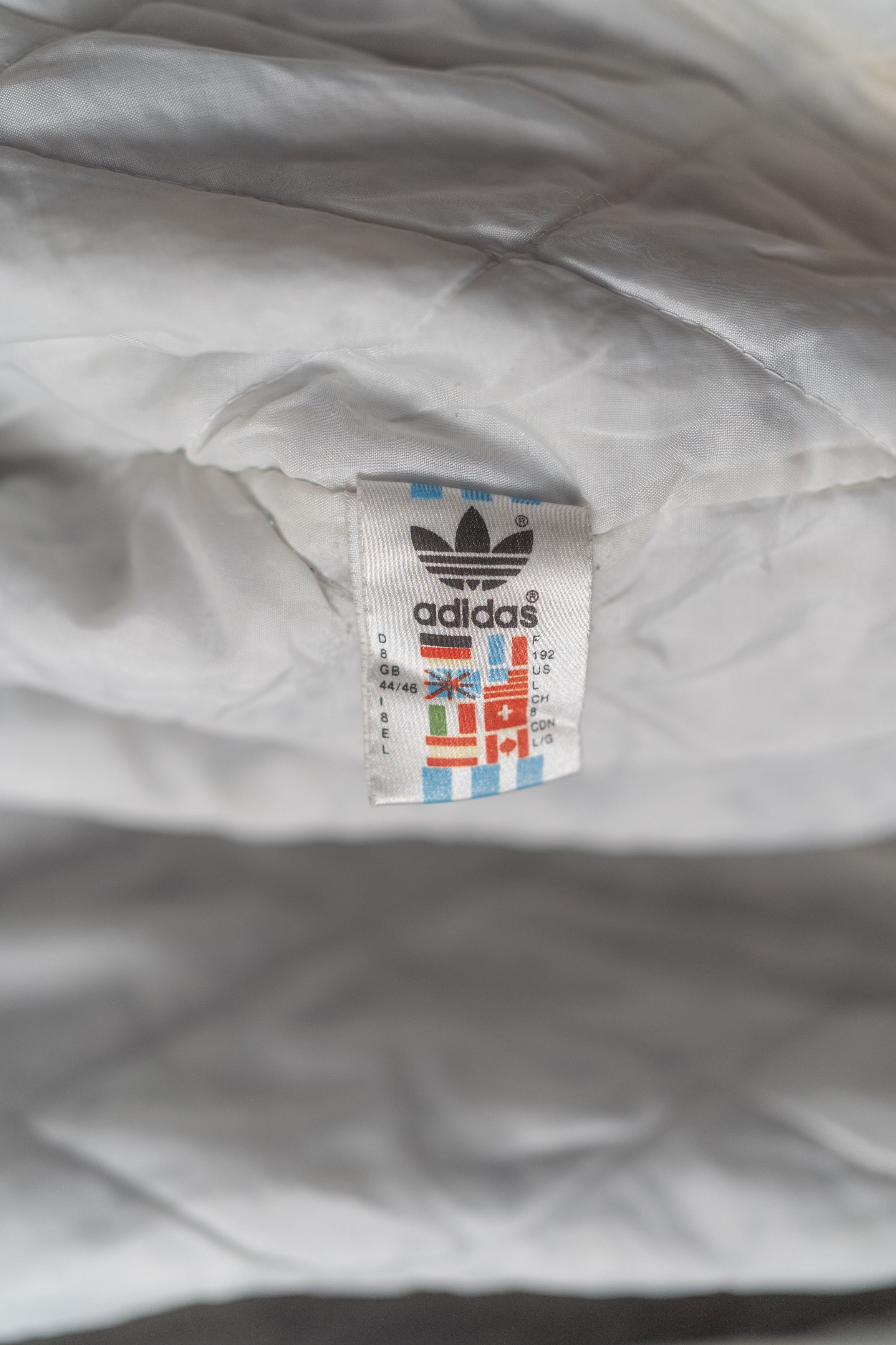 Adidas × Vintage Vintage 80s Adidas Windbreaker Puffer Jacket Size US XL / EU 56 / 4 - 8 Thumbnail
