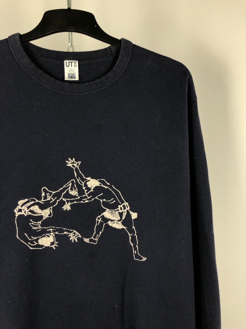 Uniqlo Hokusai blue Uniqlo sweatshirt big logo size L Size US L / EU 52-54 / 3 - 2 Thumbnail