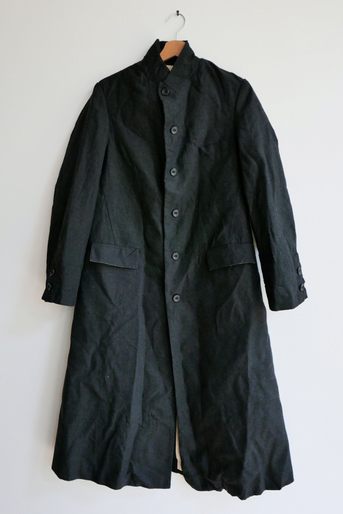 Paul Harnden Shoemakers Long Coat Linen / Wool Size US M / EU 48-50 / 2 - 2 Thumbnail
