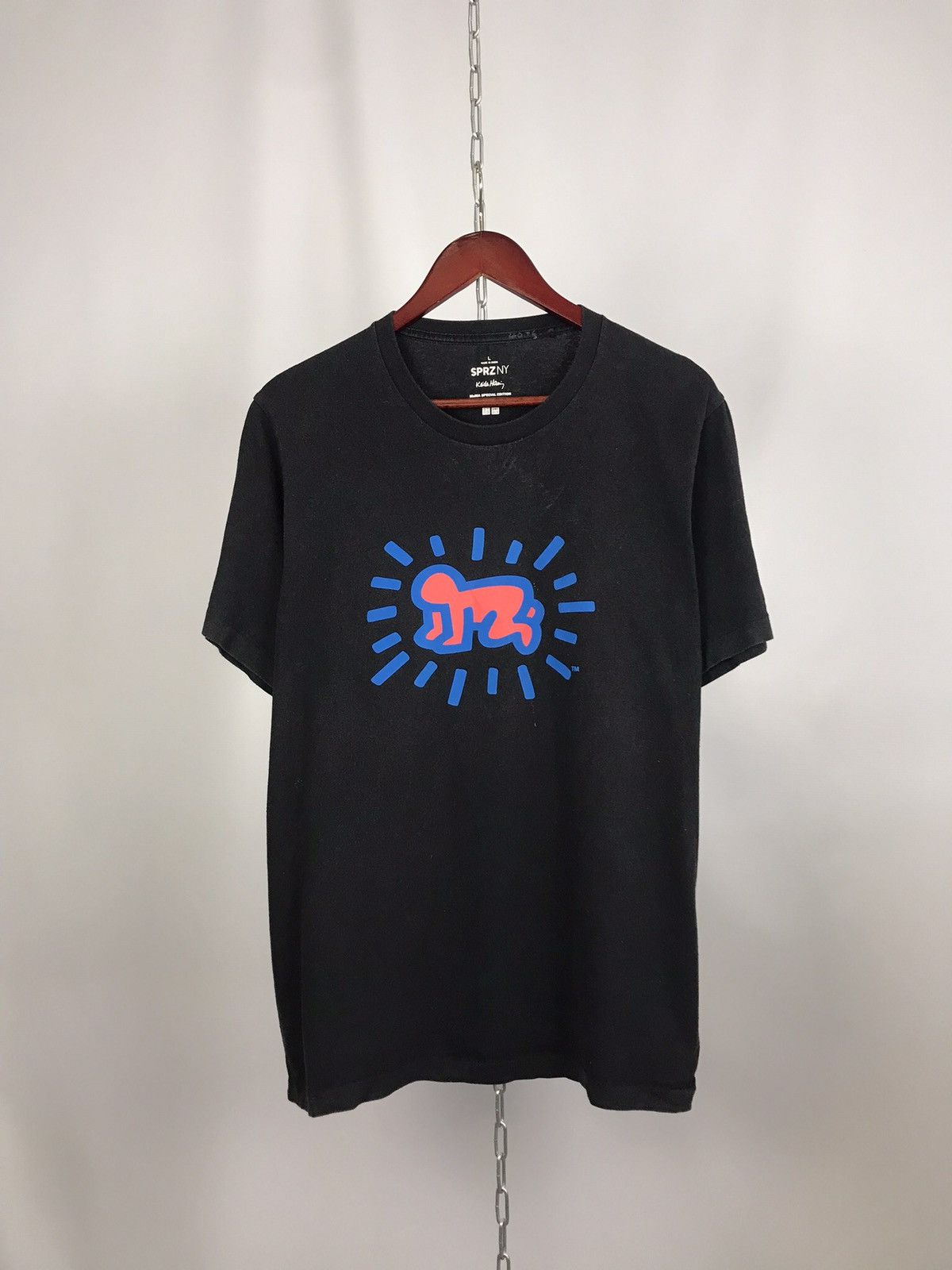 Designer × Keith Haring Keith Haring x SPRZNY designer streetwear tee Size US L / EU 52-54 / 3 - 1 Thumbnail