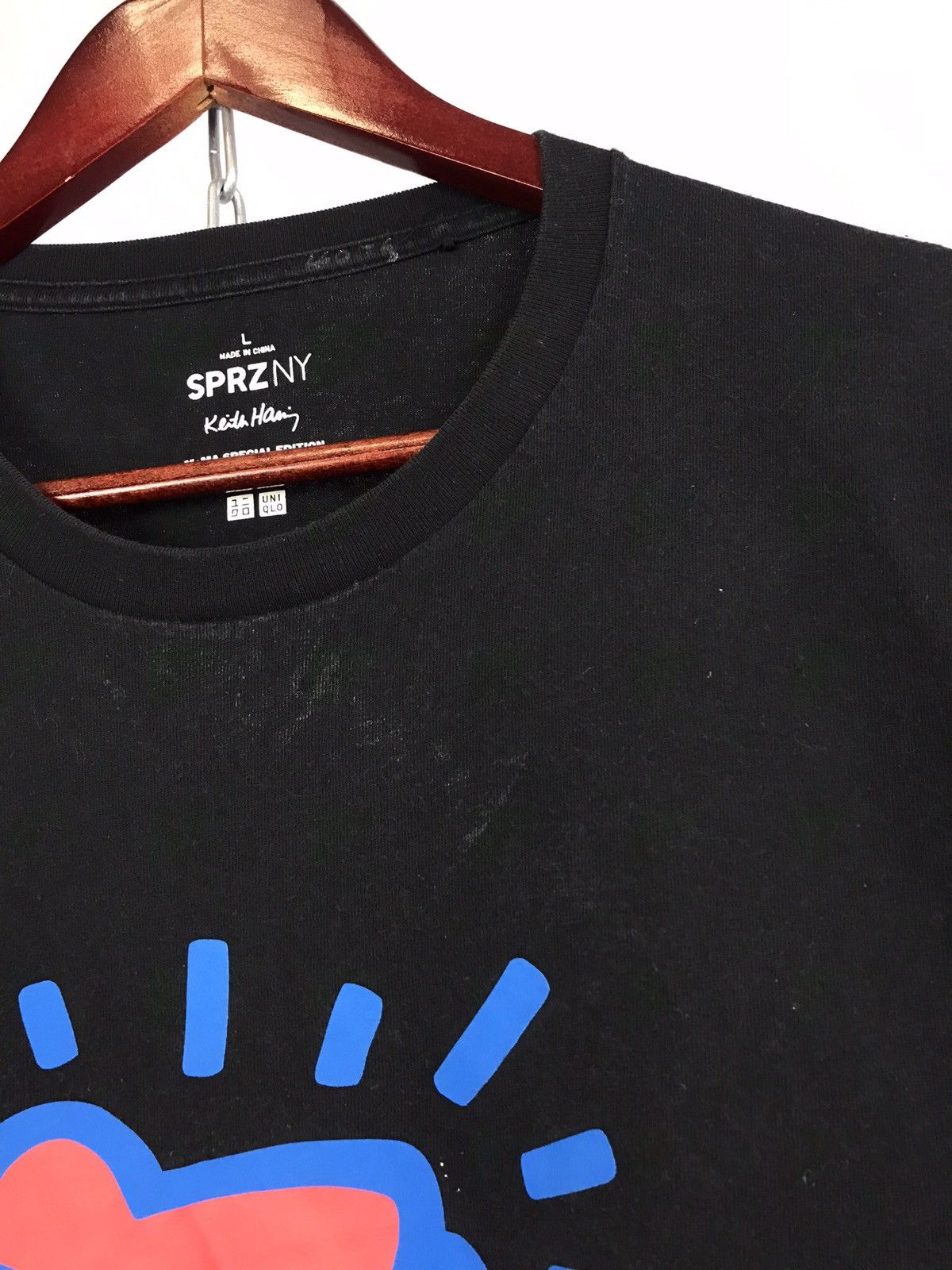 Designer × Keith Haring Keith Haring x SPRZNY designer streetwear tee Size US L / EU 52-54 / 3 - 7 Thumbnail