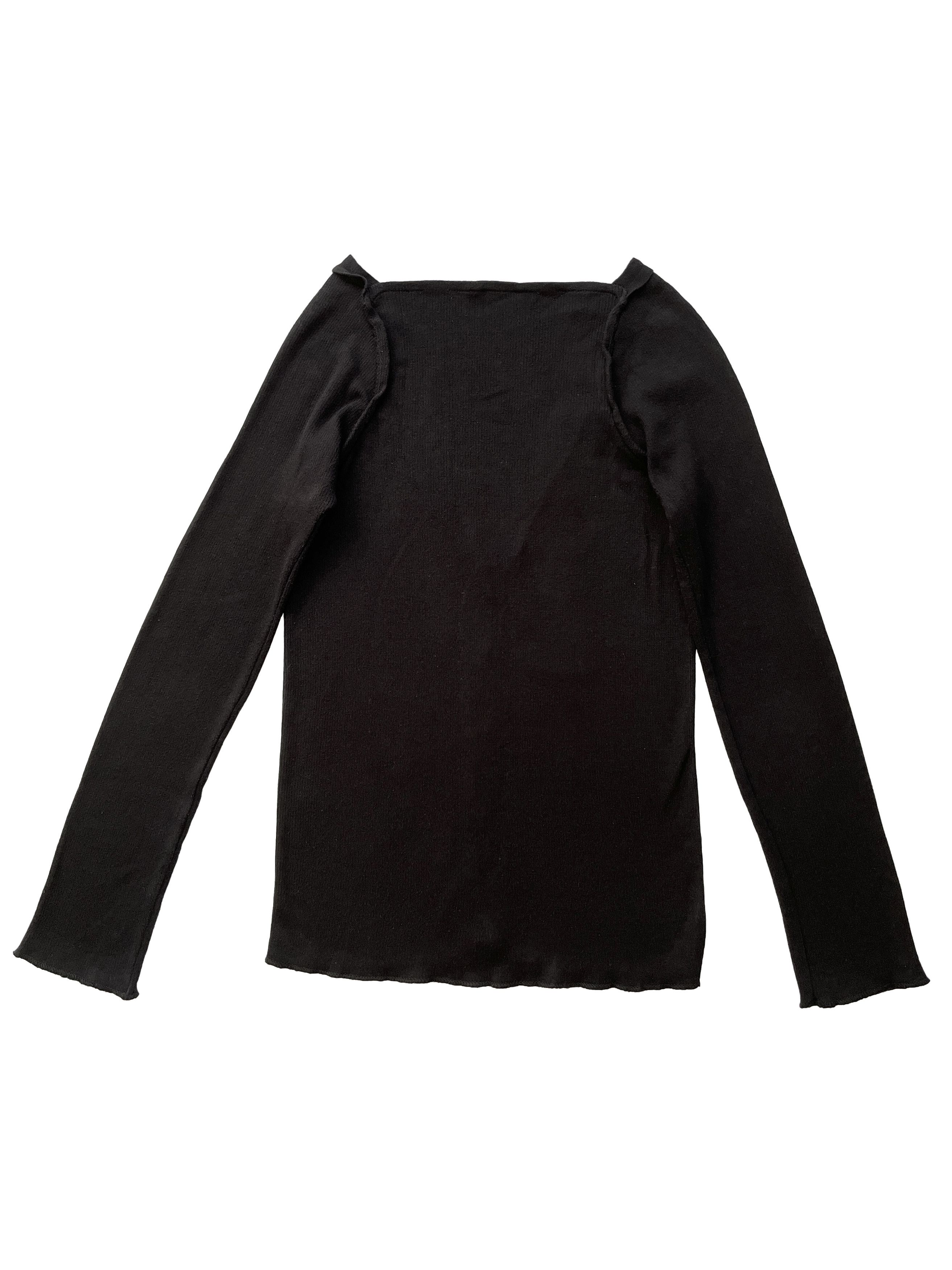 Miu Miu ⚡️QUICK SALE⚡️Miu Miu Black Stretchy Knit Cardigan Size M / US 6-8 / IT 42-44 - 2 Thumbnail