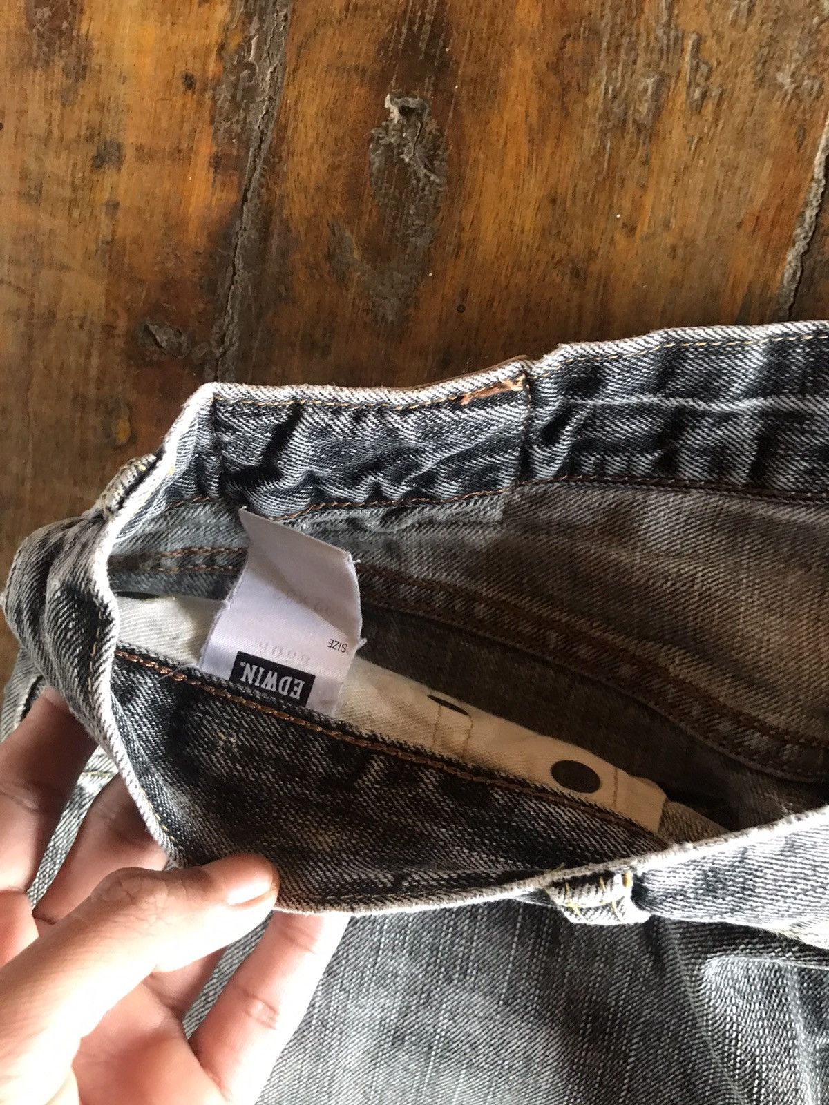 Edwin × Japanese Brand Edwin 505ZX Black Japanese Denim Jeans Size US 32 / EU 48 - 4 Thumbnail