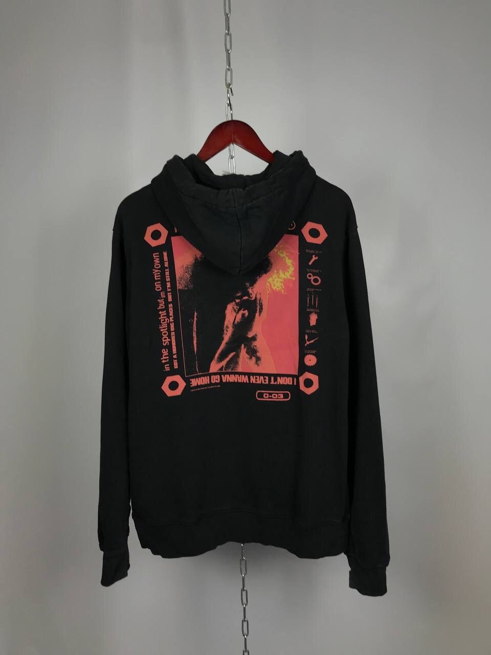 Post hot Malone H&M orange mens sweatshirt XL new nwt very rare last one in stock