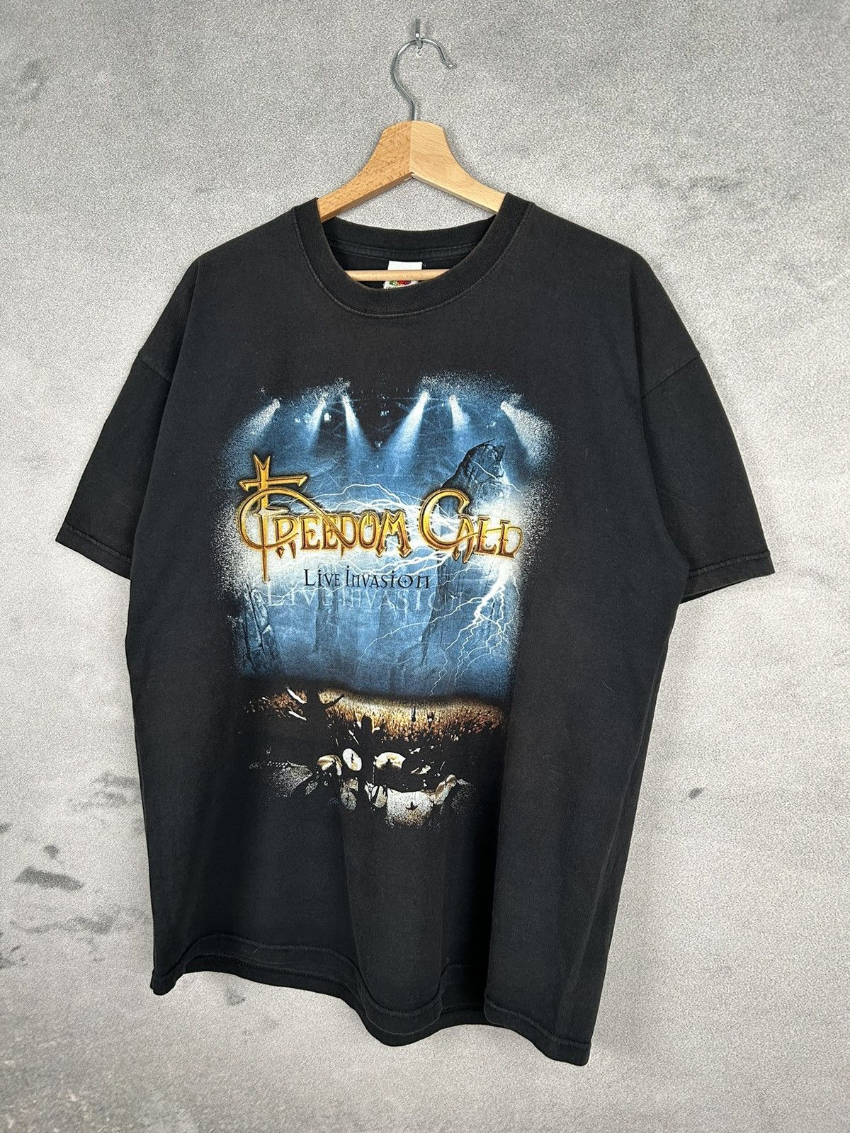 Band Tees × Vintage Vintage Freedom Call Band Tee Rock Music Art Graphic Size US XL / EU 56 / 4 - 2 Thumbnail