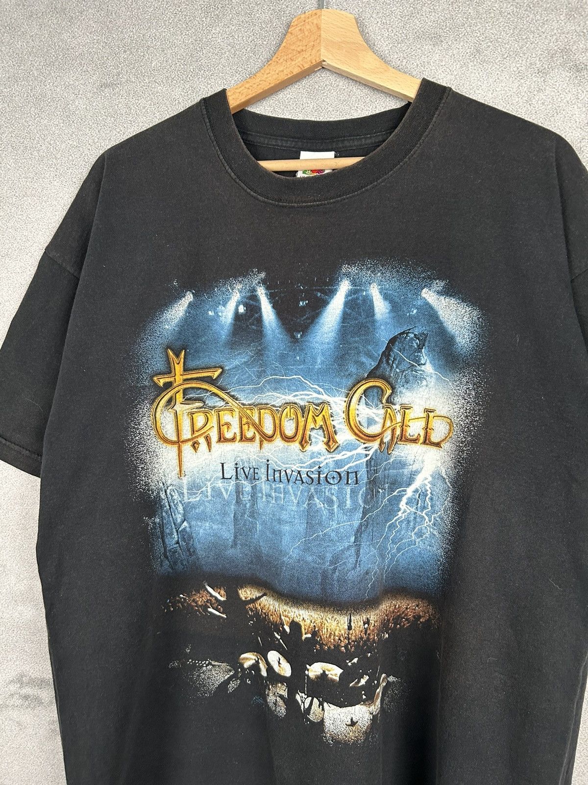 Band Tees × Vintage Vintage Freedom Call Band Tee Rock Music Art Graphic Size US XL / EU 56 / 4 - 3 Thumbnail