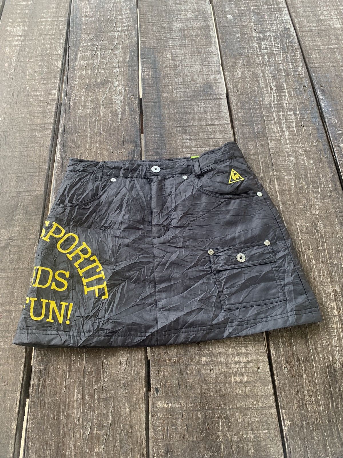 Le Coq Sportif × Vintage Le coq sportif mini skirt Size 30" / US 8 / IT 44 - 1 Thumbnail