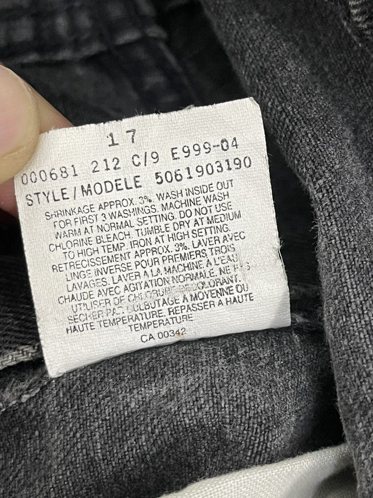 Levi's Vintage Clothing Vtg 80s Levi’s 619 Made in Canada 7🟦 Size US 33 - 14 Thumbnail