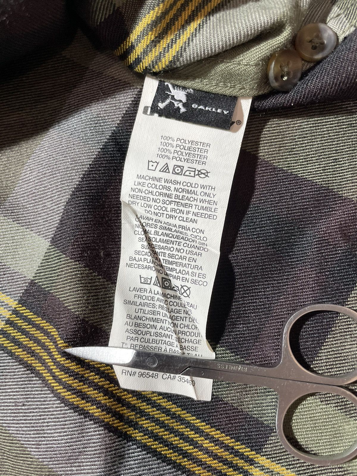 Oakley Oakley Flannel Plaid Shirt Size US XL / EU 56 / 4 - 16 Thumbnail