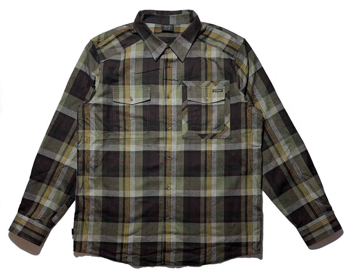 Oakley Oakley Flannel Plaid Shirt Size US XL / EU 56 / 4 - 1 Thumbnail