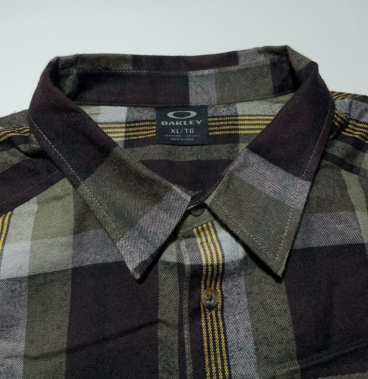 Oakley Oakley Flannel Plaid Shirt Size US XL / EU 56 / 4 - 14 Thumbnail