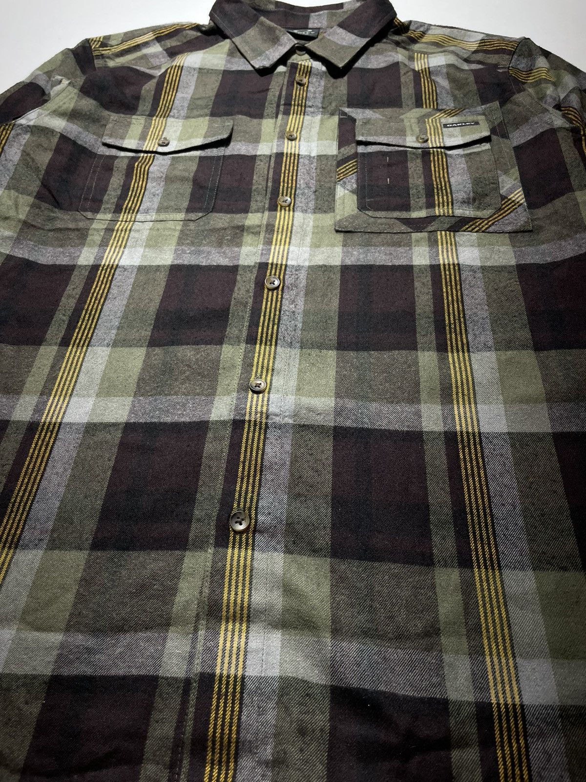 Oakley Oakley Flannel Plaid Shirt Size US XL / EU 56 / 4 - 5 Thumbnail