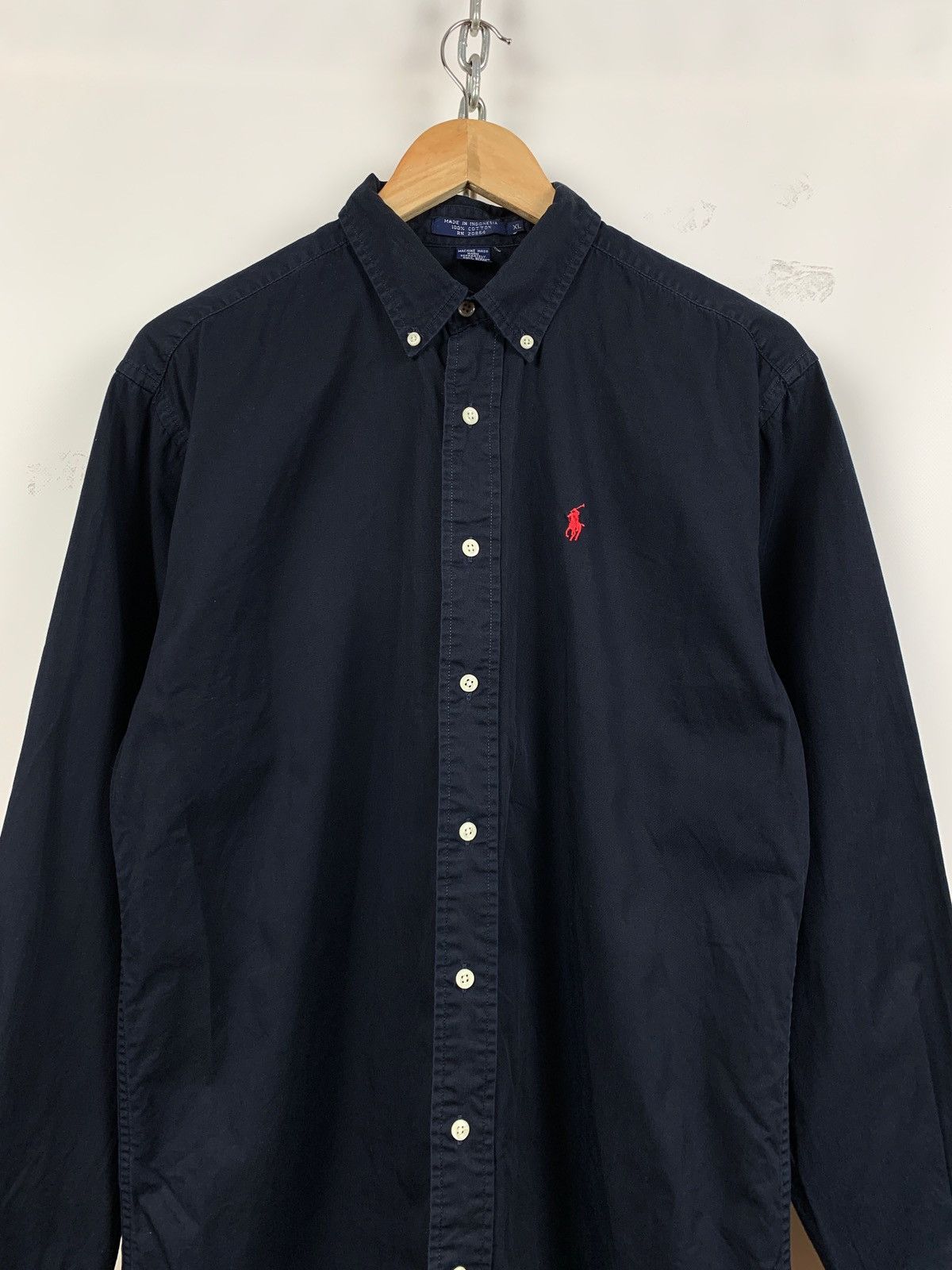 Polo Ralph Lauren 90s Vintage Polo Ralph Lauren Long Sleeve Button Up Shirt Size US XL / EU 56 / 4 - 3 Thumbnail