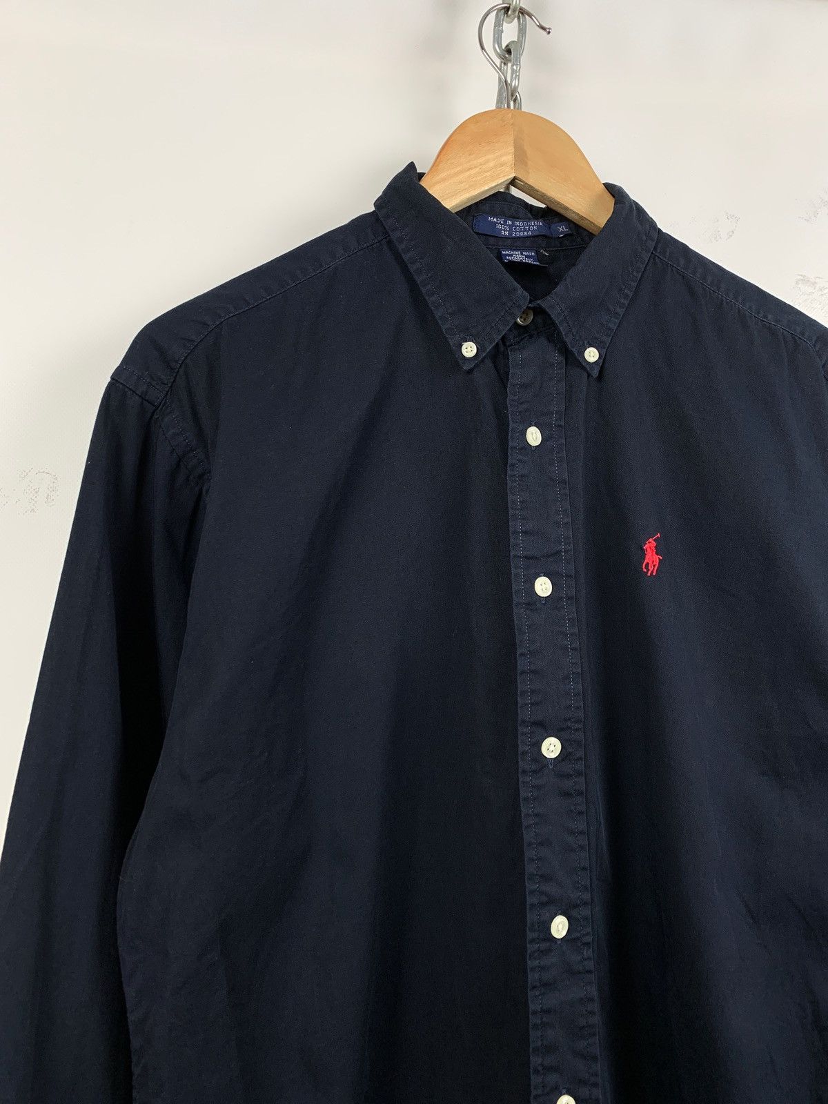 Polo Ralph Lauren 90s Vintage Polo Ralph Lauren Long Sleeve Button Up Shirt Size US XL / EU 56 / 4 - 5 Thumbnail
