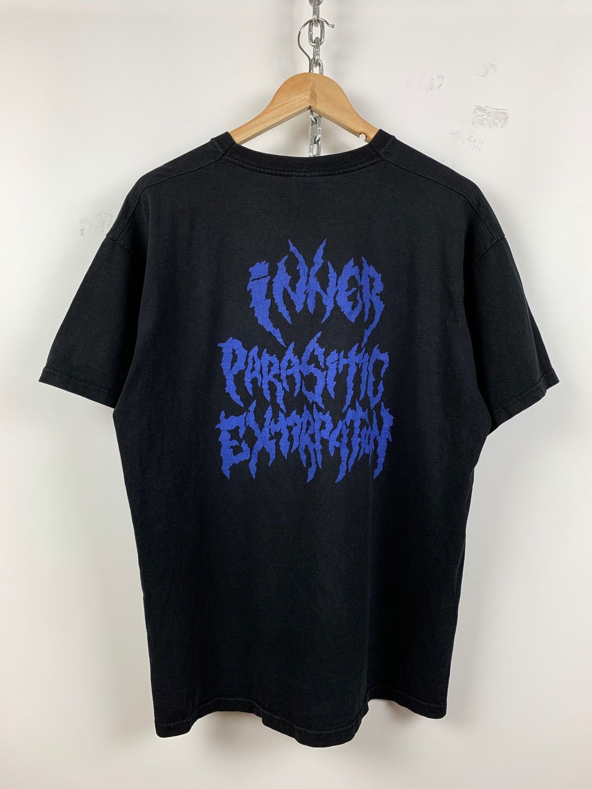 Band Tees Vintage Parasitic Extirpation Crazy Graphic Metal Tee Size US XL / EU 56 / 4 - 2 Thumbnail