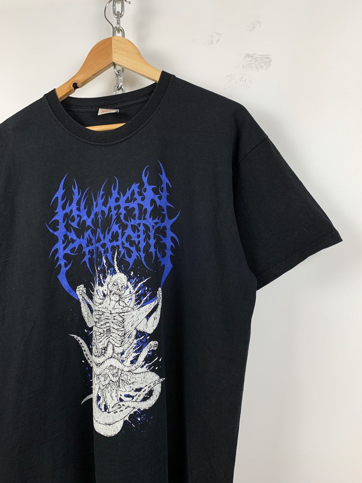 Band Tees Vintage Parasitic Extirpation Crazy Graphic Metal Tee Size US XL / EU 56 / 4 - 4 Thumbnail