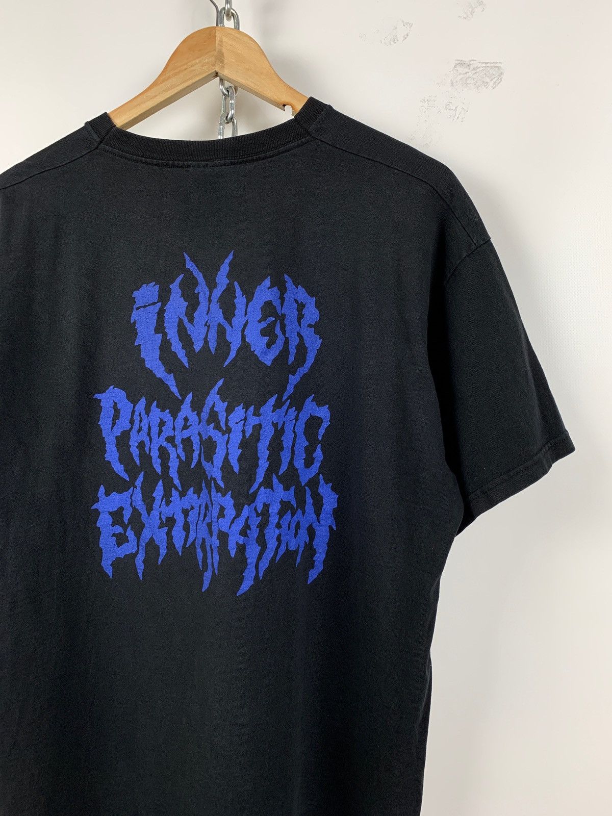 Band Tees Vintage Parasitic Extirpation Crazy Graphic Metal Tee Size US XL / EU 56 / 4 - 9 Thumbnail