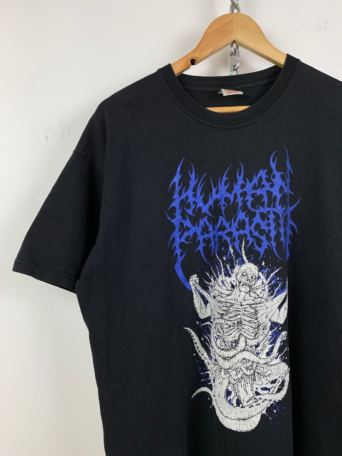 Band Tees Vintage Parasitic Extirpation Crazy Graphic Metal Tee Size US XL / EU 56 / 4 - 3 Thumbnail