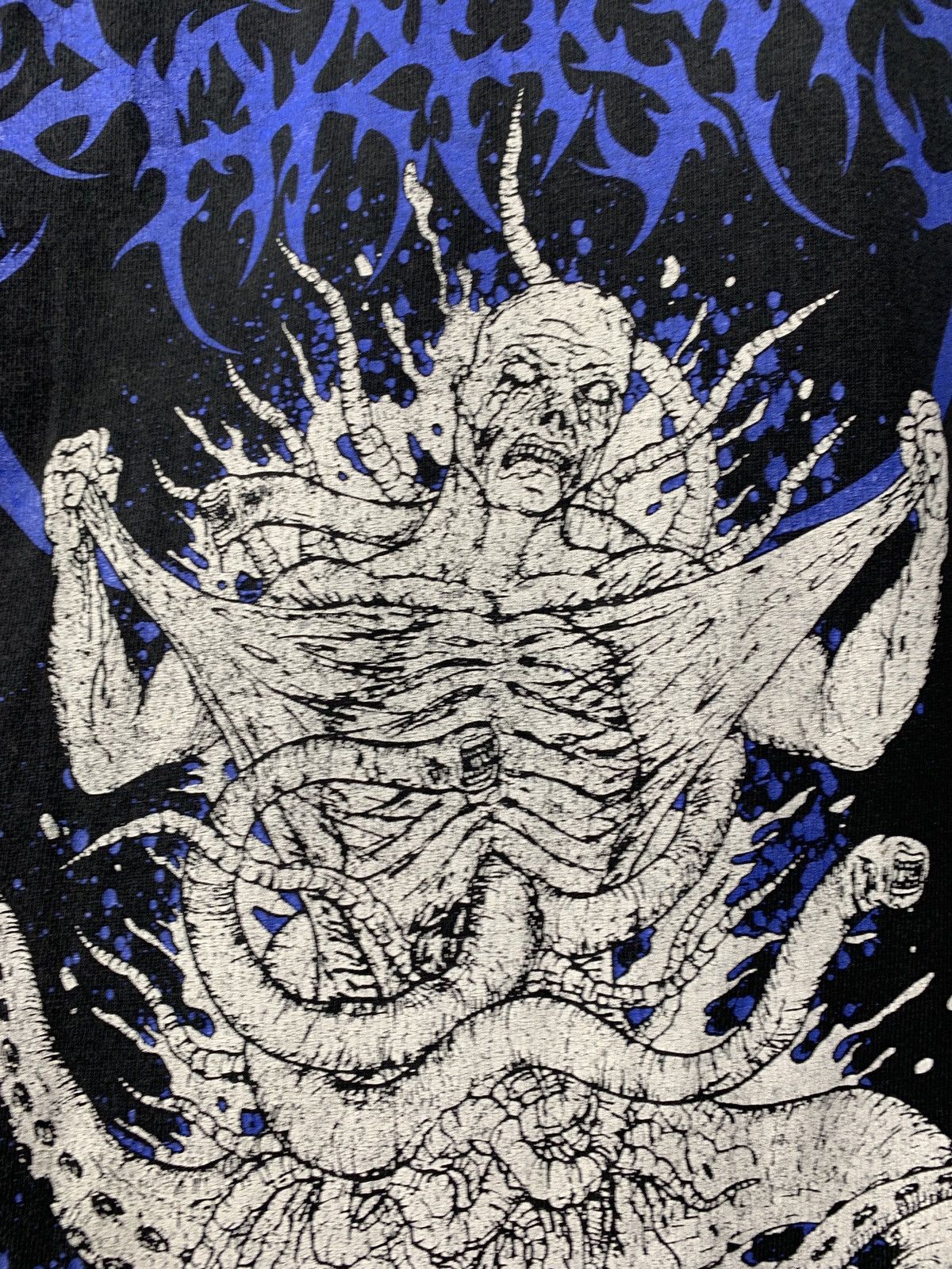 Band Tees Vintage Parasitic Extirpation Crazy Graphic Metal Tee Size US XL / EU 56 / 4 - 7 Thumbnail