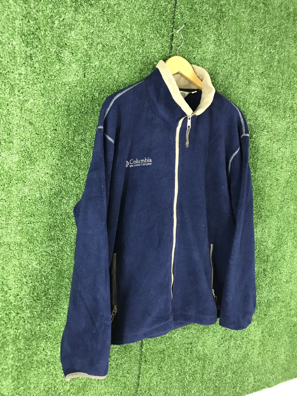 Columbia Vtg 90s columbia fleece zip jacket made in usa Size US L / EU 52-54 / 3 - 3 Thumbnail