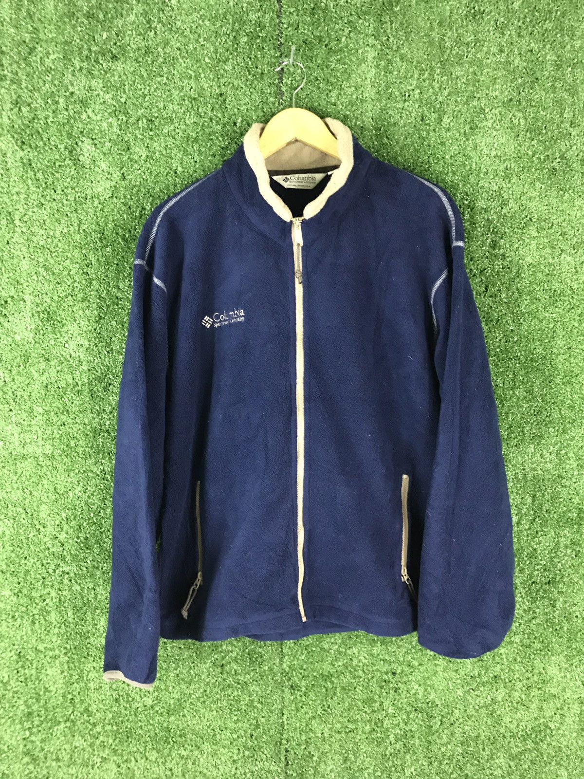 Columbia Vtg 90s columbia fleece zip jacket made in usa Size US L / EU 52-54 / 3 - 1 Thumbnail