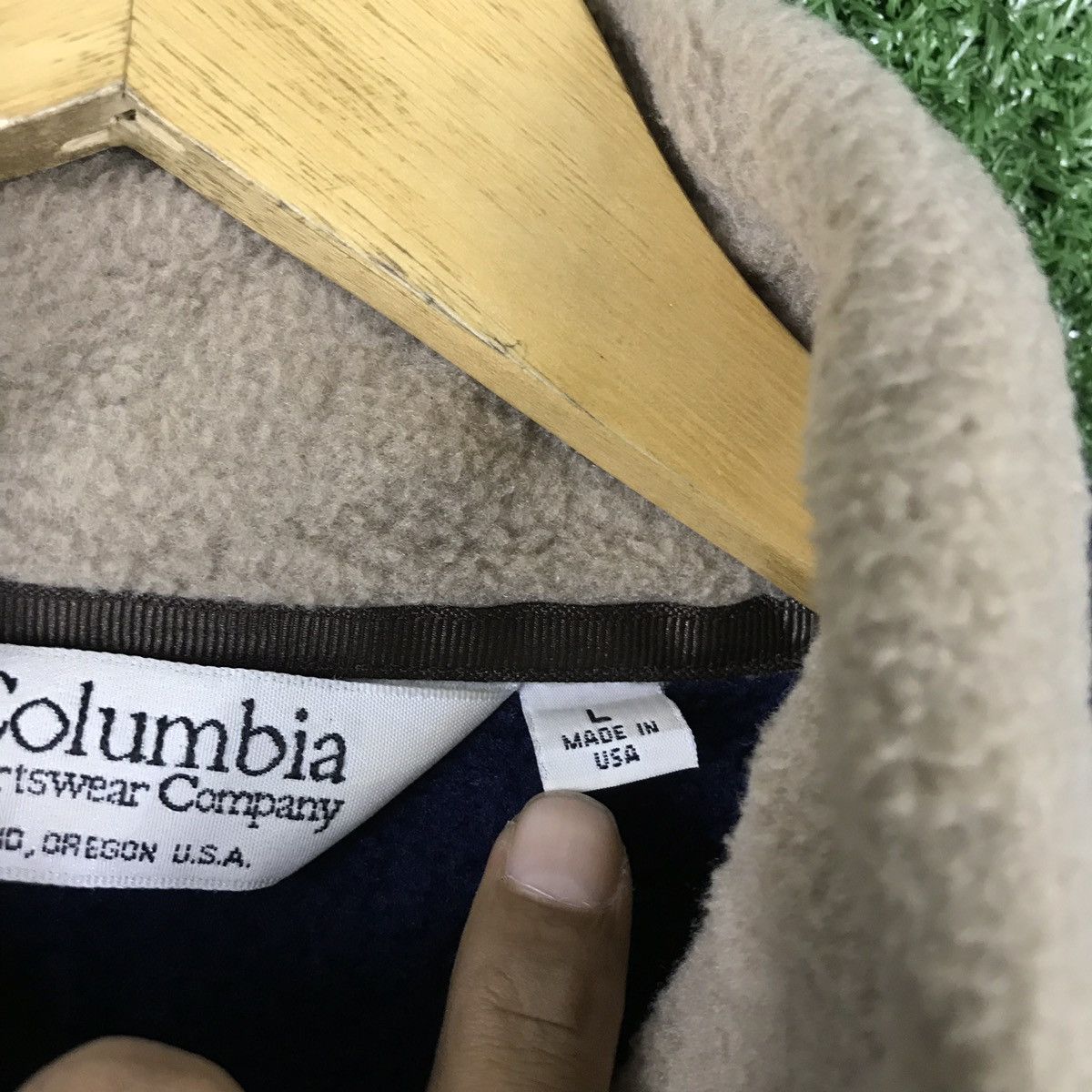Columbia Vtg 90s columbia fleece zip jacket made in usa Size US L / EU 52-54 / 3 - 8 Thumbnail