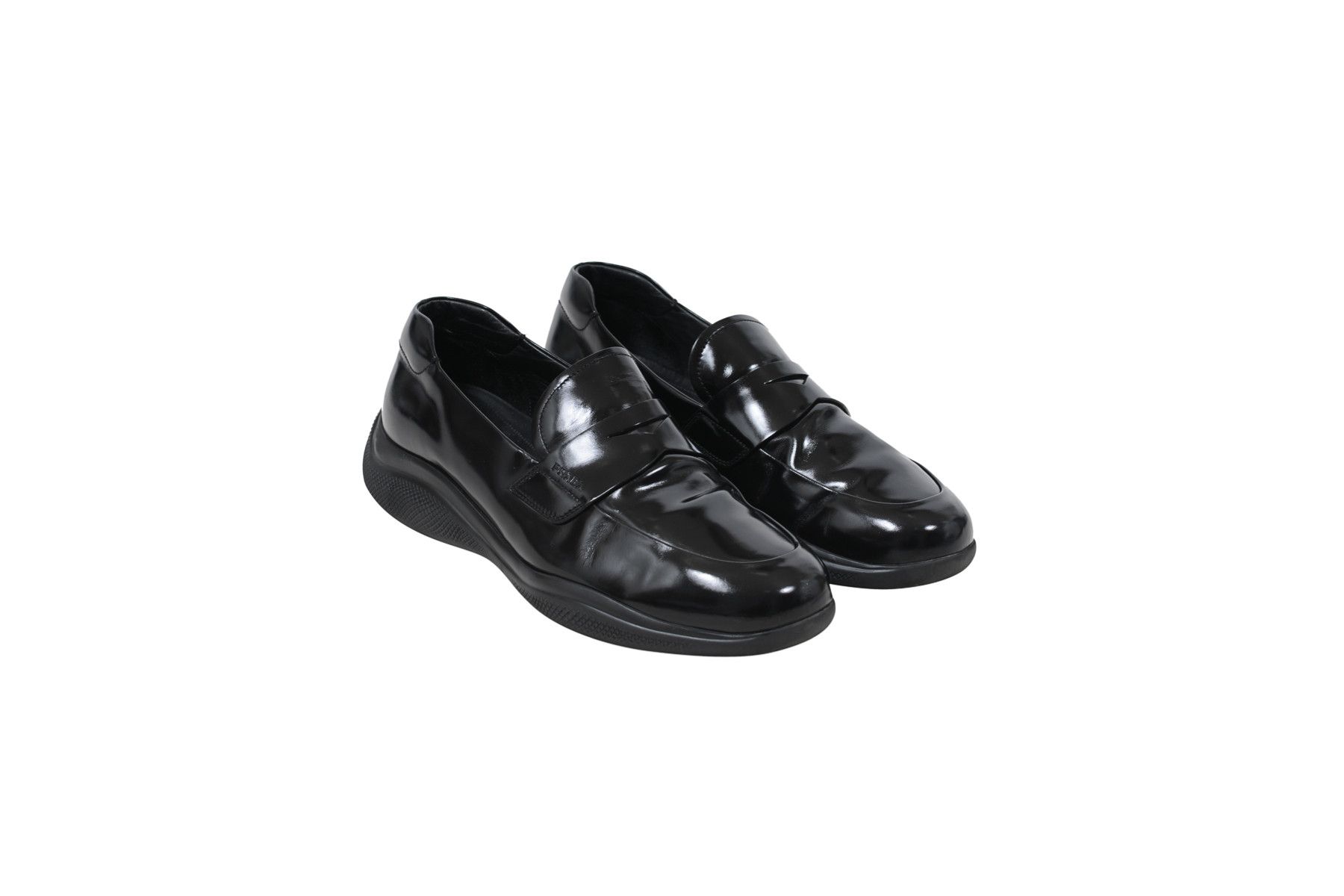 Prada Spazzolato Rois Penny Loafers 01426 Grailed