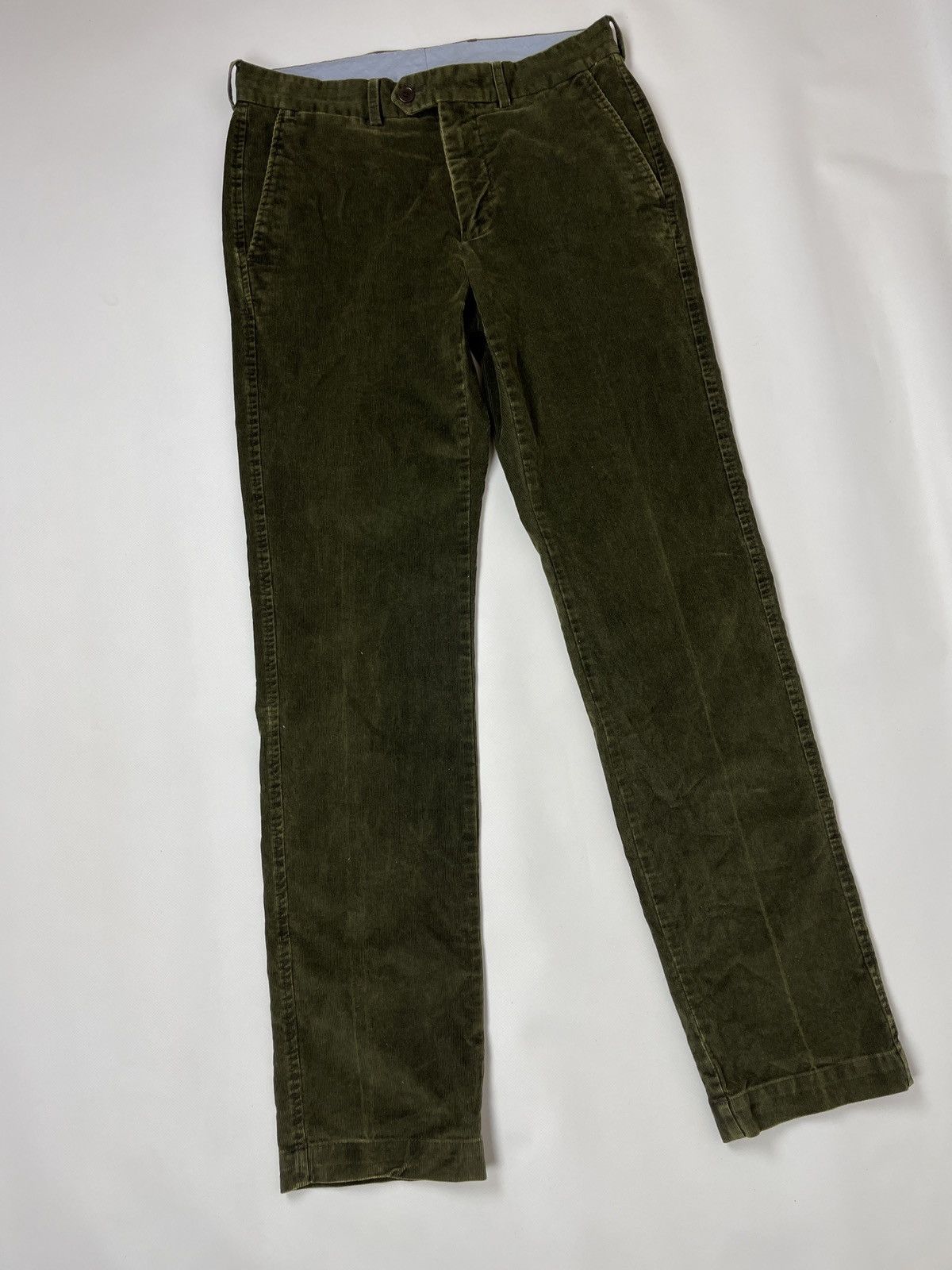 Hackett Hackett London Sanderson khaki corduroy velvet chino pants Size US 33 - 6 Thumbnail