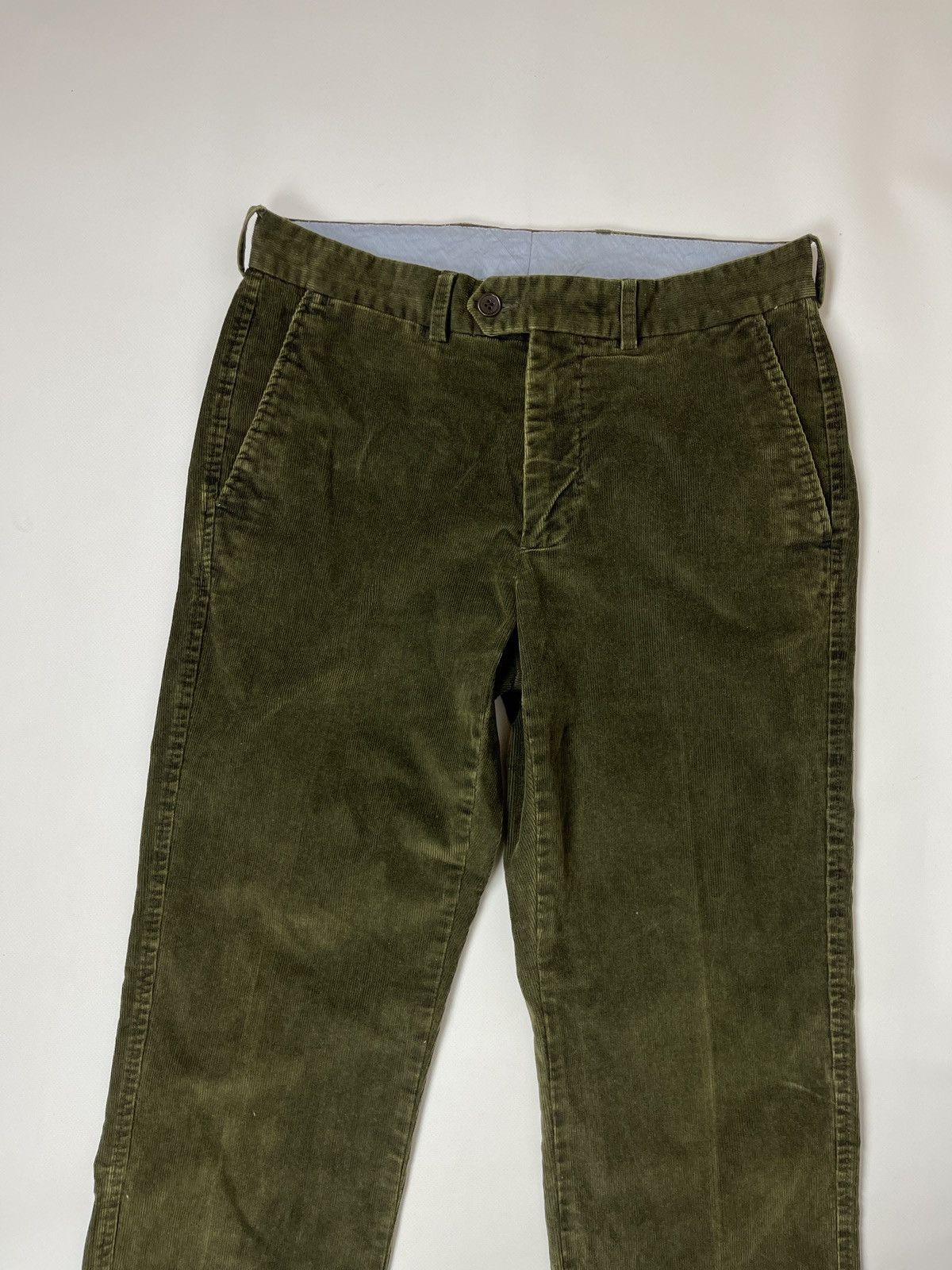 Hackett Hackett London Sanderson khaki corduroy velvet chino pants Size US 33 - 1 Thumbnail