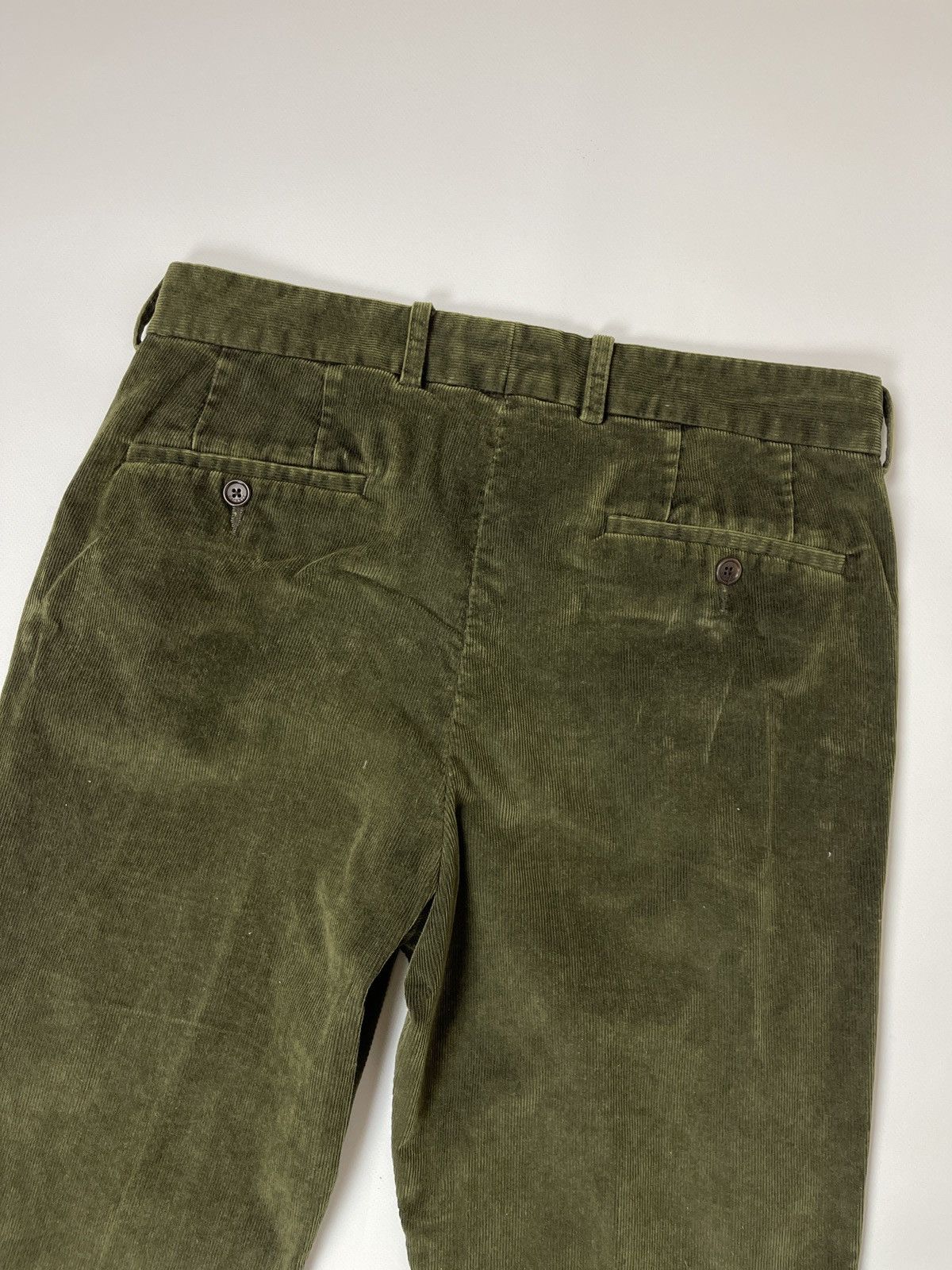 Hackett Hackett London Sanderson khaki corduroy velvet chino pants Size US 33 - 16 Thumbnail