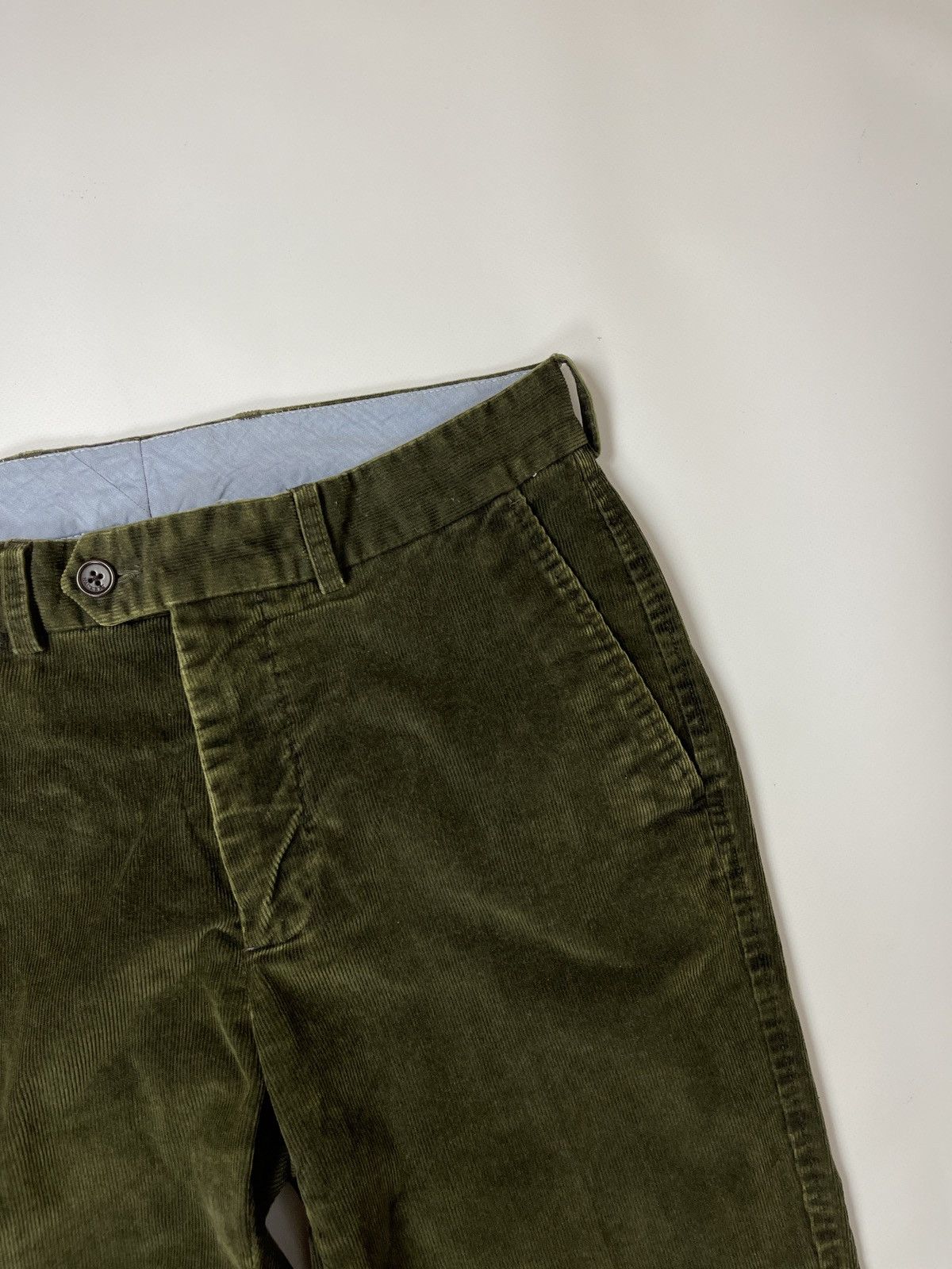Hackett Hackett London Sanderson khaki corduroy velvet chino pants Size US 33 - 9 Thumbnail