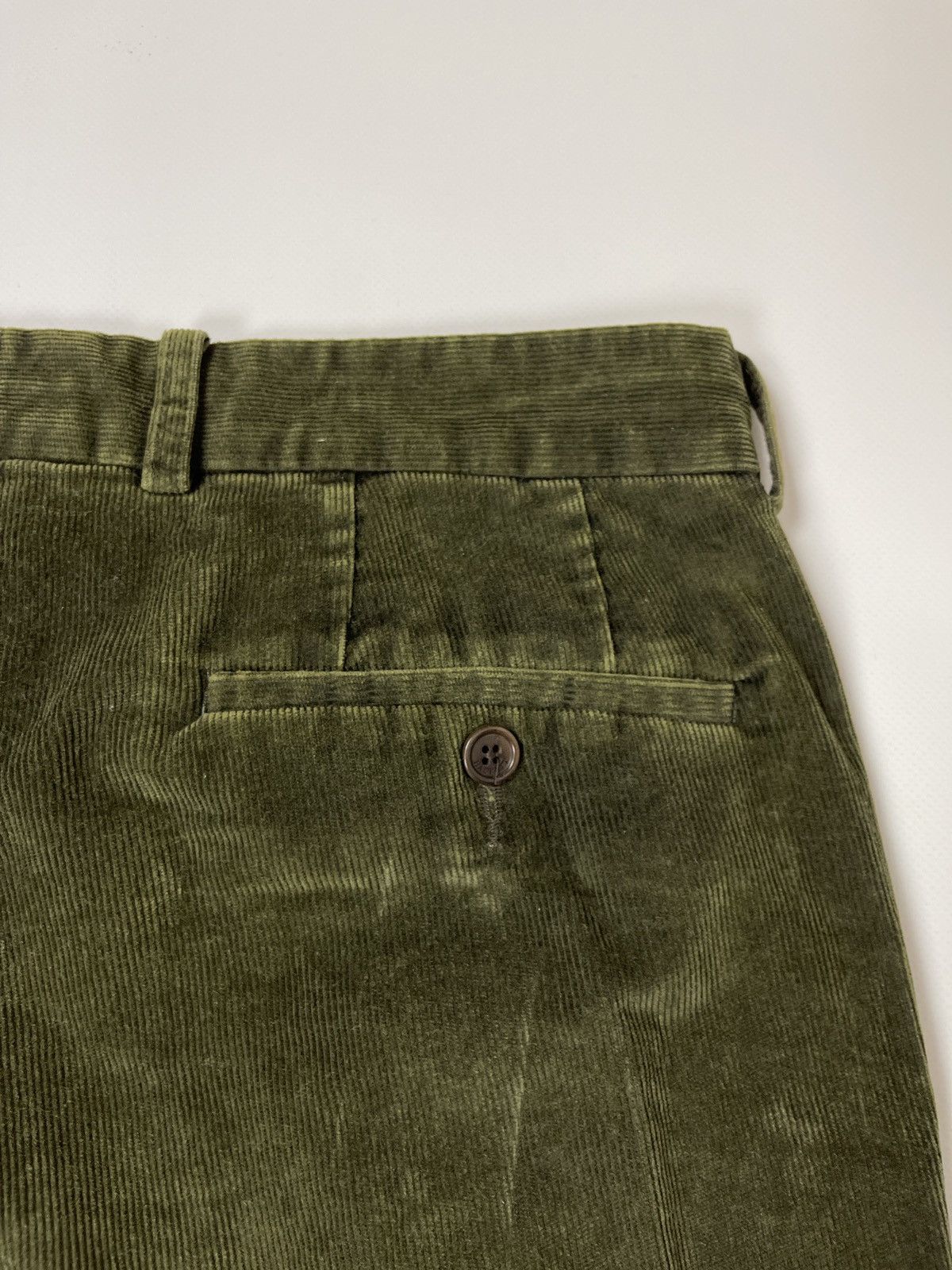 Hackett Hackett London Sanderson khaki corduroy velvet chino pants Size US 33 - 17 Thumbnail