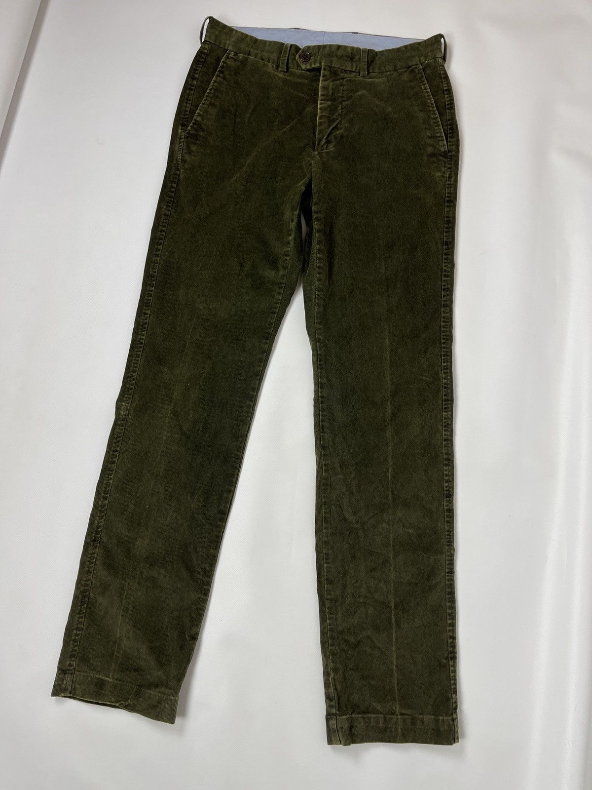 Hackett Hackett London Sanderson khaki corduroy velvet chino pants Size US 33 - 5 Thumbnail