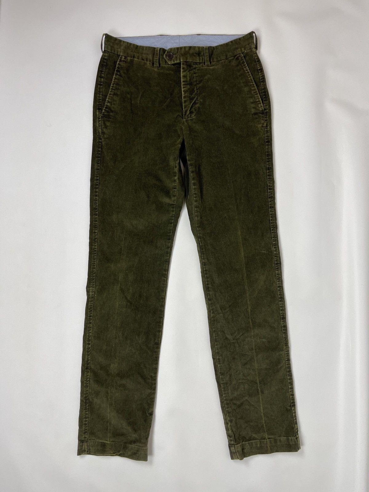 Hackett Hackett London Sanderson khaki corduroy velvet chino pants Size US 33 - 7 Thumbnail