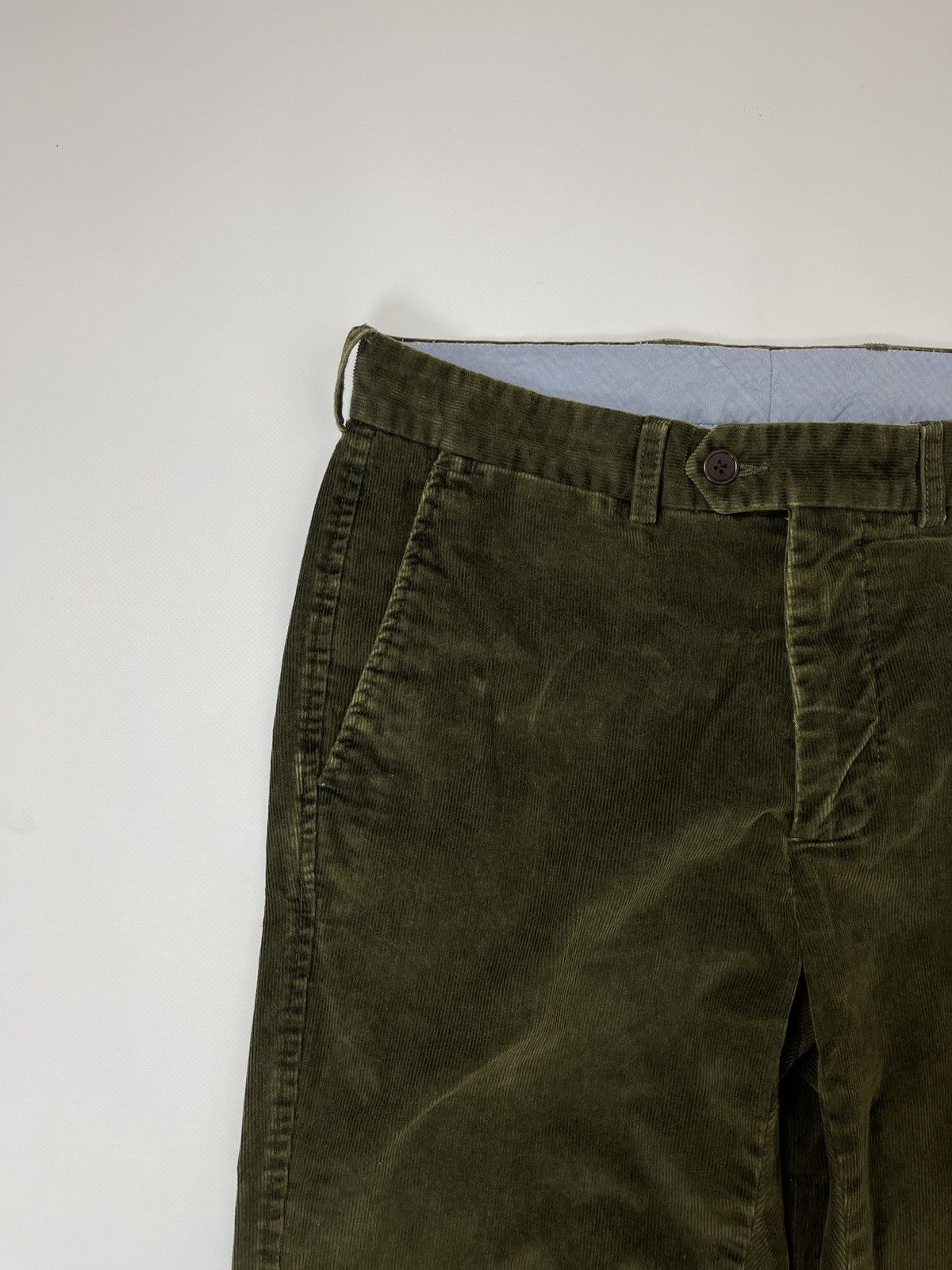 Hackett Hackett London Sanderson khaki corduroy velvet chino pants Size US 33 - 8 Thumbnail