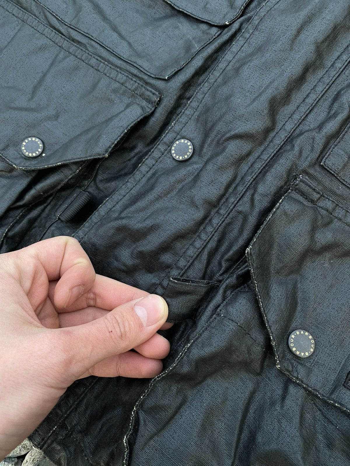Barbour × Vintage Barbour vintage Duralinen dryfly jacket Size US L / EU 52-54 / 3 - 5 Thumbnail